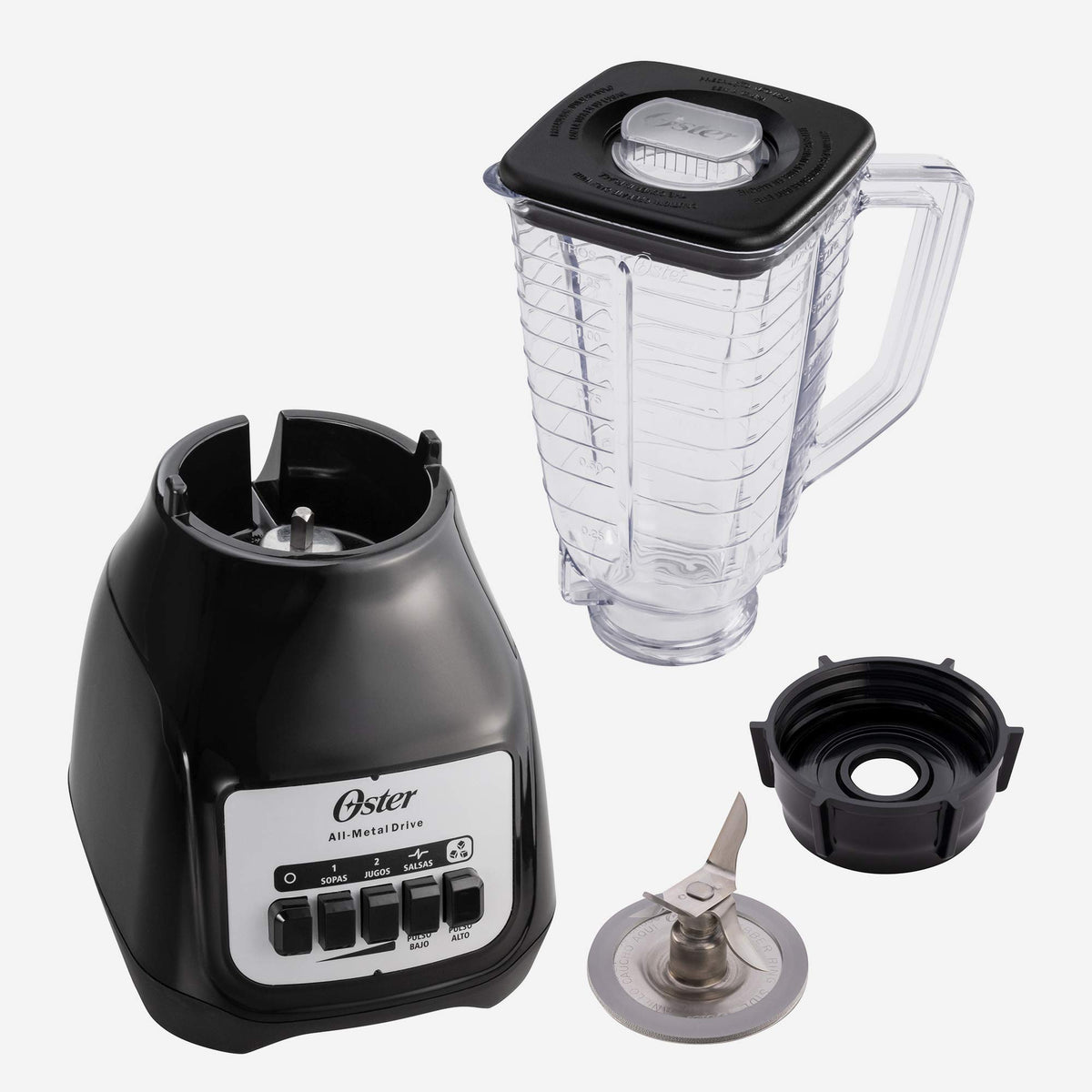 Oster Licuadora ® De Dos Velocidades Con Pulso Y Vaso De Plástico Blstkapbpb