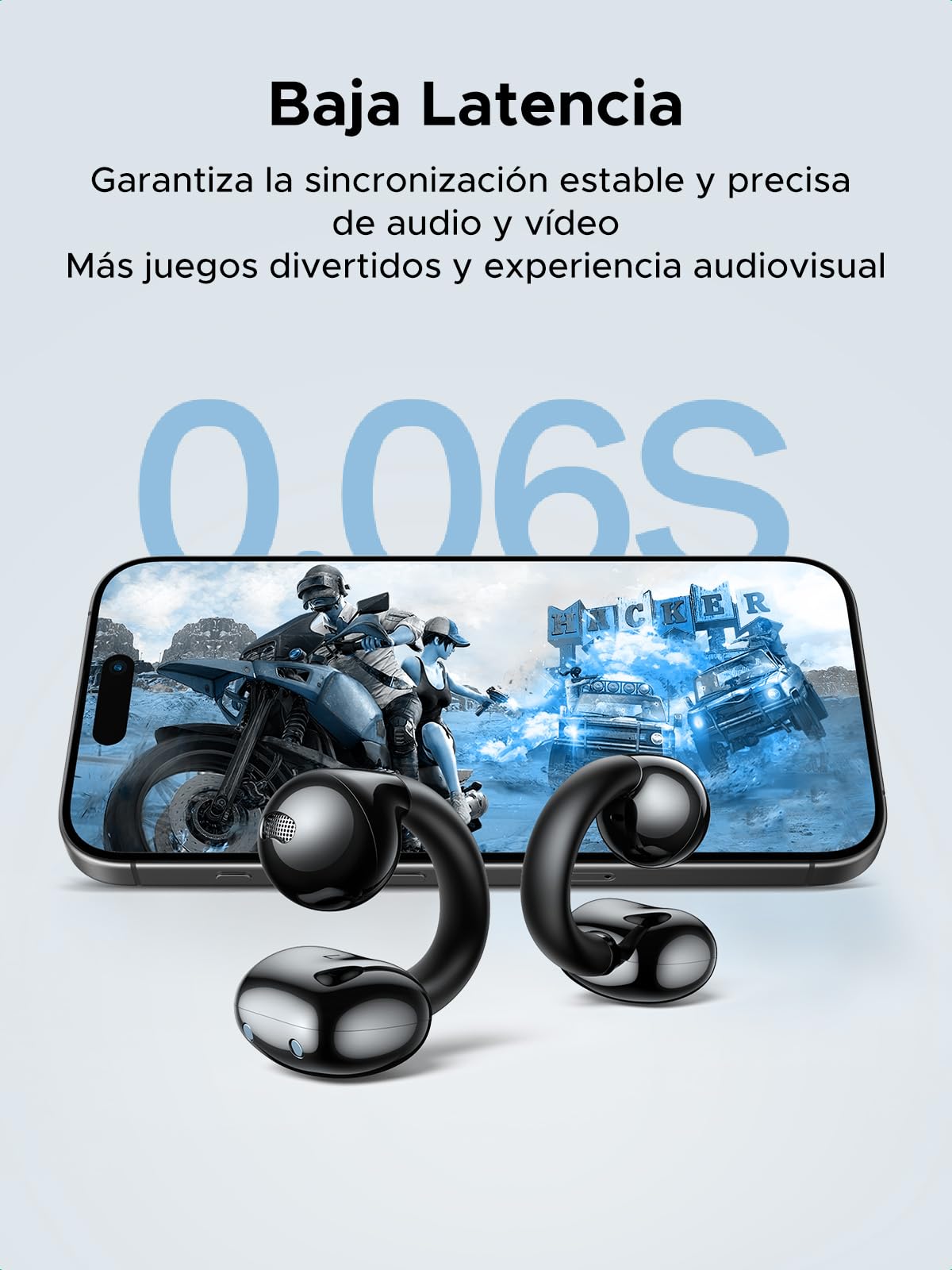 UGREEN Audífonos Inalámbricos Bluetooth 5.4 30 Horas,12mm Diafragma con ENC