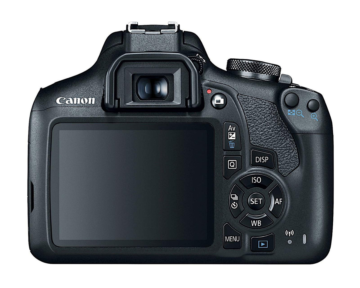 Canon EOS 2000D (Rebel T7) Cámara réflex digital con kit de lentes de 18-55mm DC III (Modelo internacional) Accesorio profesional negro