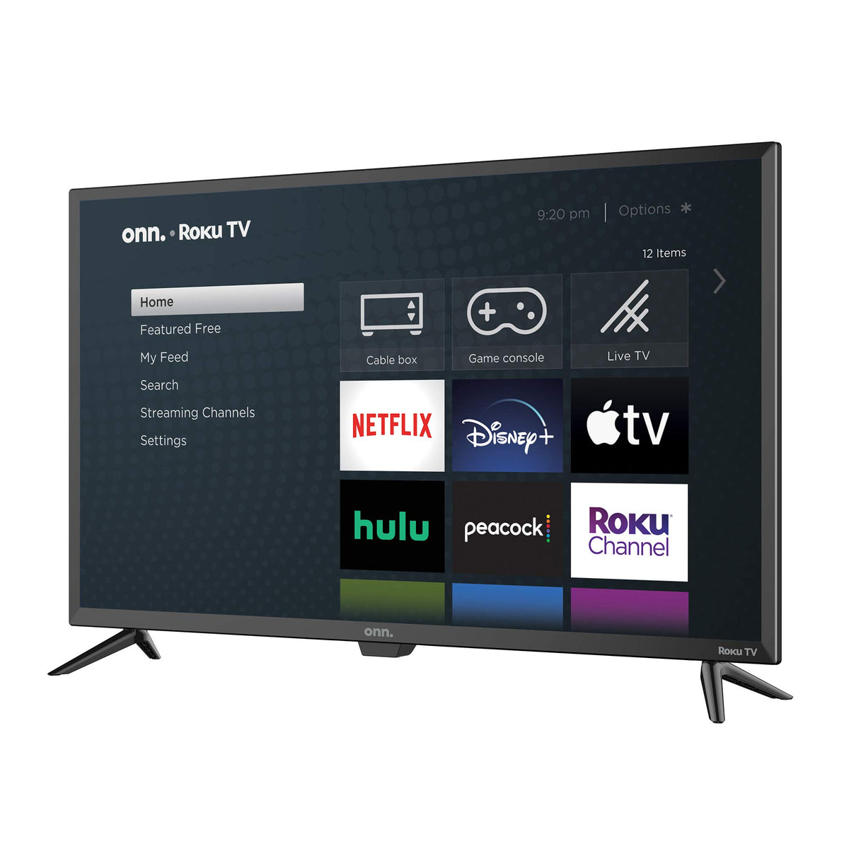 ONN Pantalla LED 24" HD Smart TV ROKU 720P Mod. 100012590 con Base de Pared