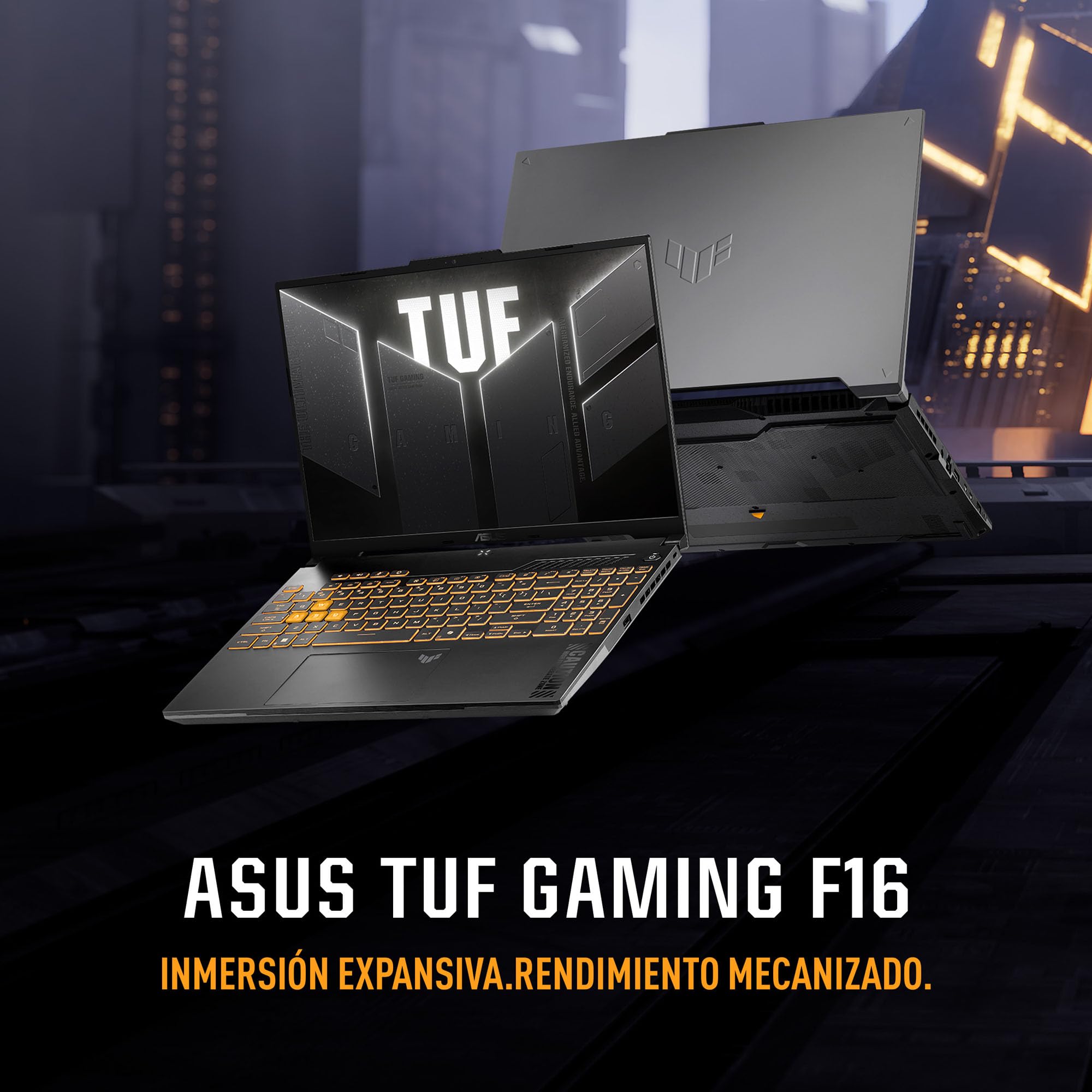 ASUS TUF Gaming F16 /NVIDIA GeForce RTX 3050/ Intel Core i5/16GB - 512GB SSD/FHD 144Hz, 16:10/Wi-Fi 6, Bluetooth 5.3 / Teclado en Español (Servicio y garantía con la Marca en México)