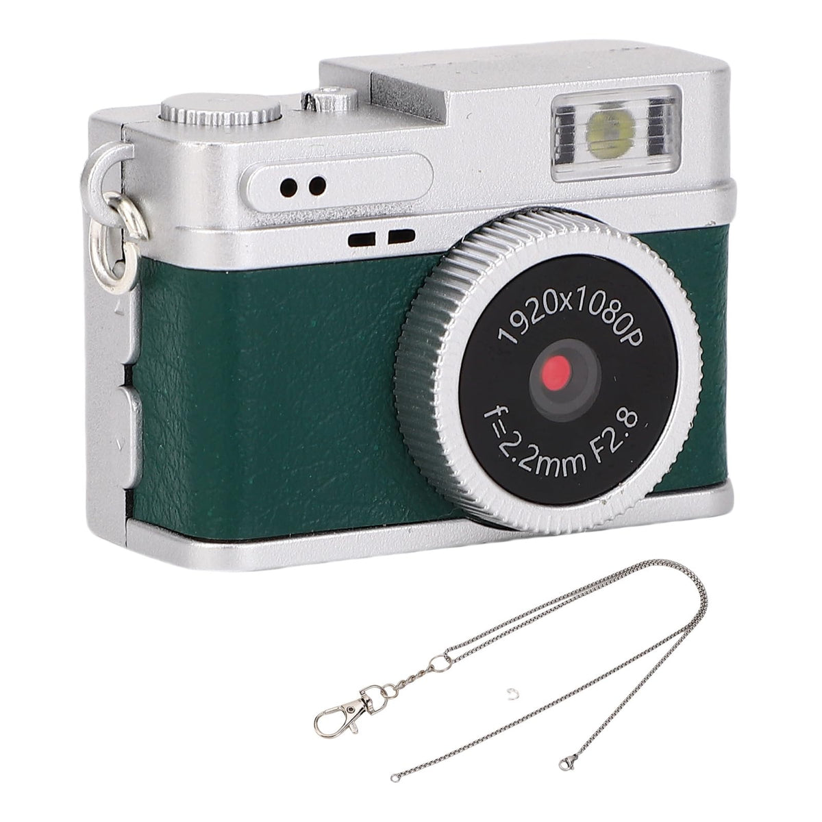 BTSEURY Small Digital Camera, 1080p 20mp 0.96 Pulgadas de Videocomplía de Video de Llavero Pequeño, Cámara Digital para Tomar Fotos en Bicicleta de Montaña (Verde)