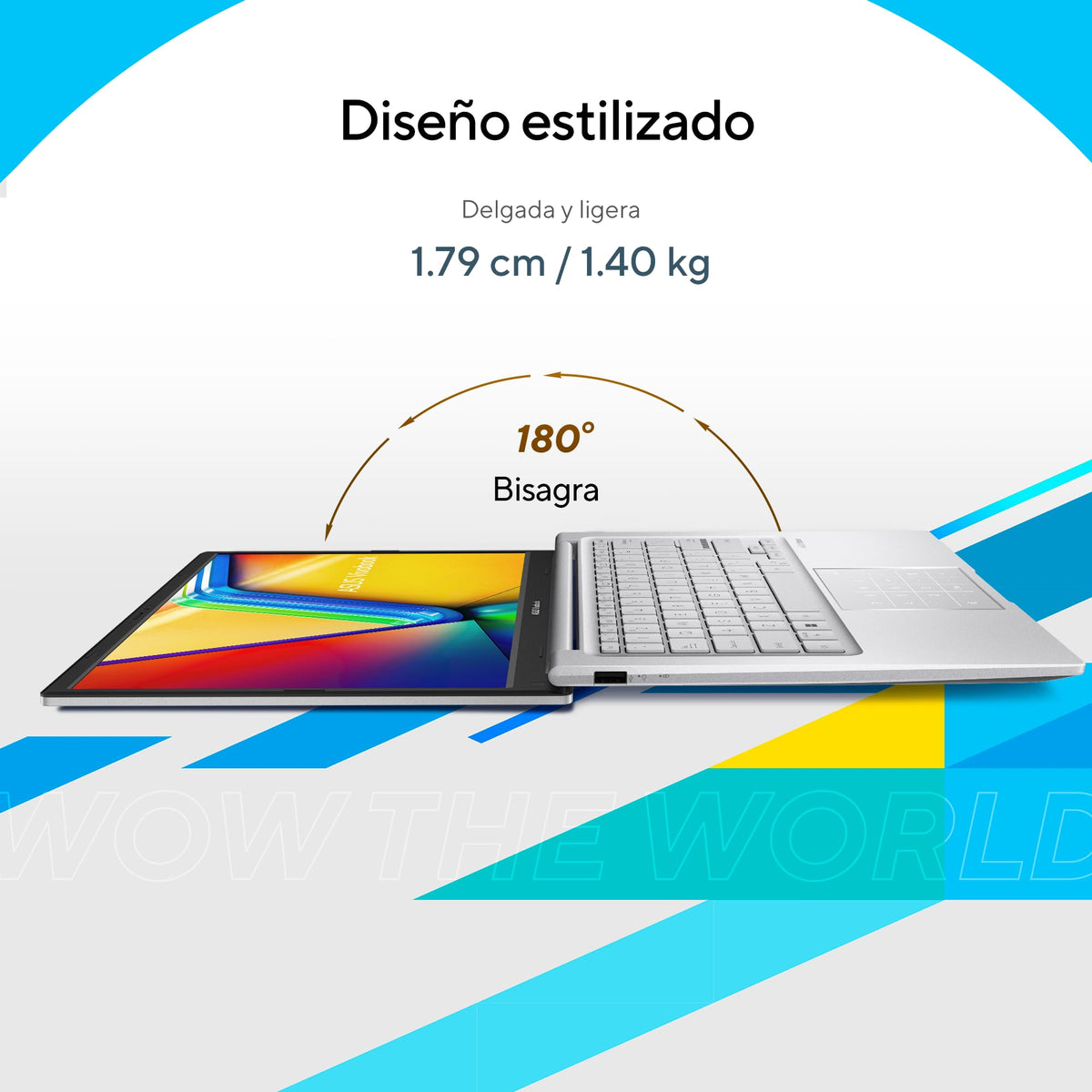 ASUS Laptop Vivobook 14/14" FHD/Intel Core i5 12va 10 núcleos/8GB RAM/512GB SSD/Cámara HD con Escudo de Privacidad/Teclado en Español(Garantía y Servio en México)