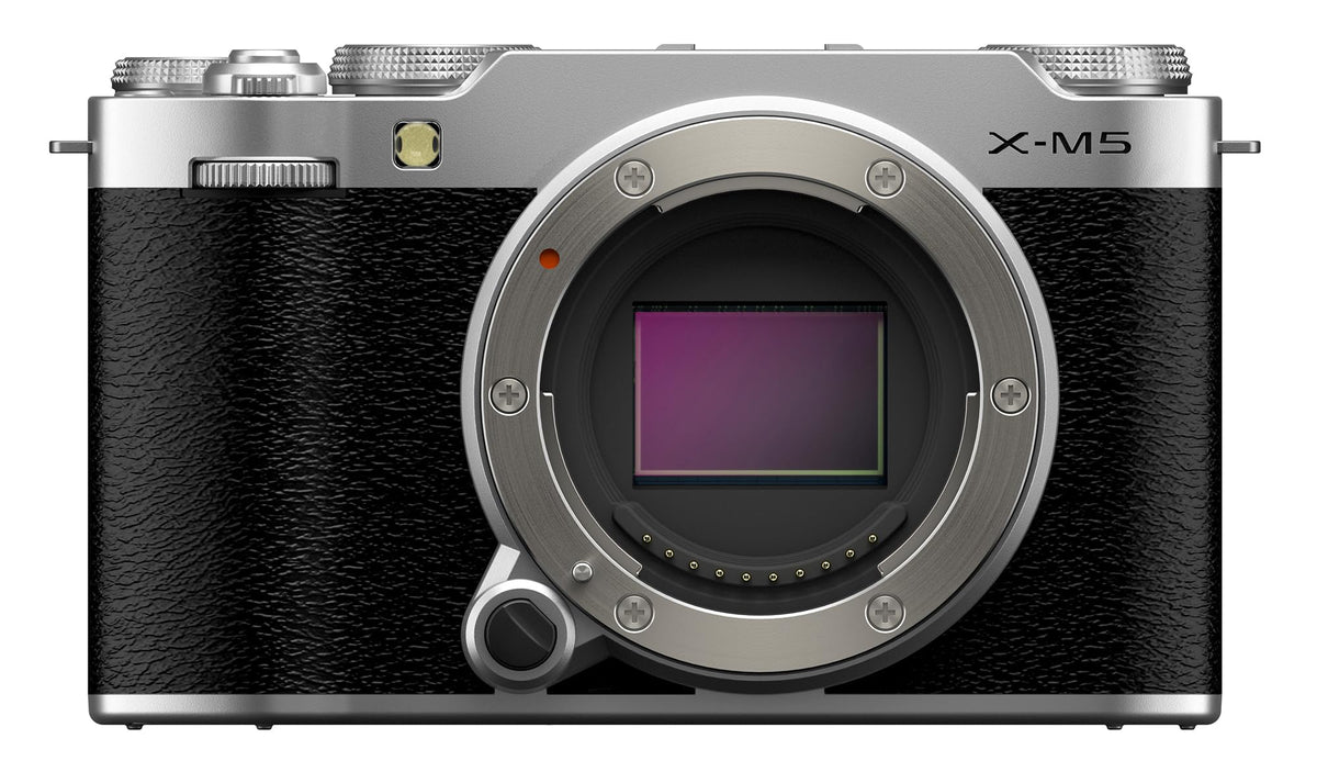 FUJIFILM X-M5 Cuerpo de cámara Digital sin Espejo, Color Plateado