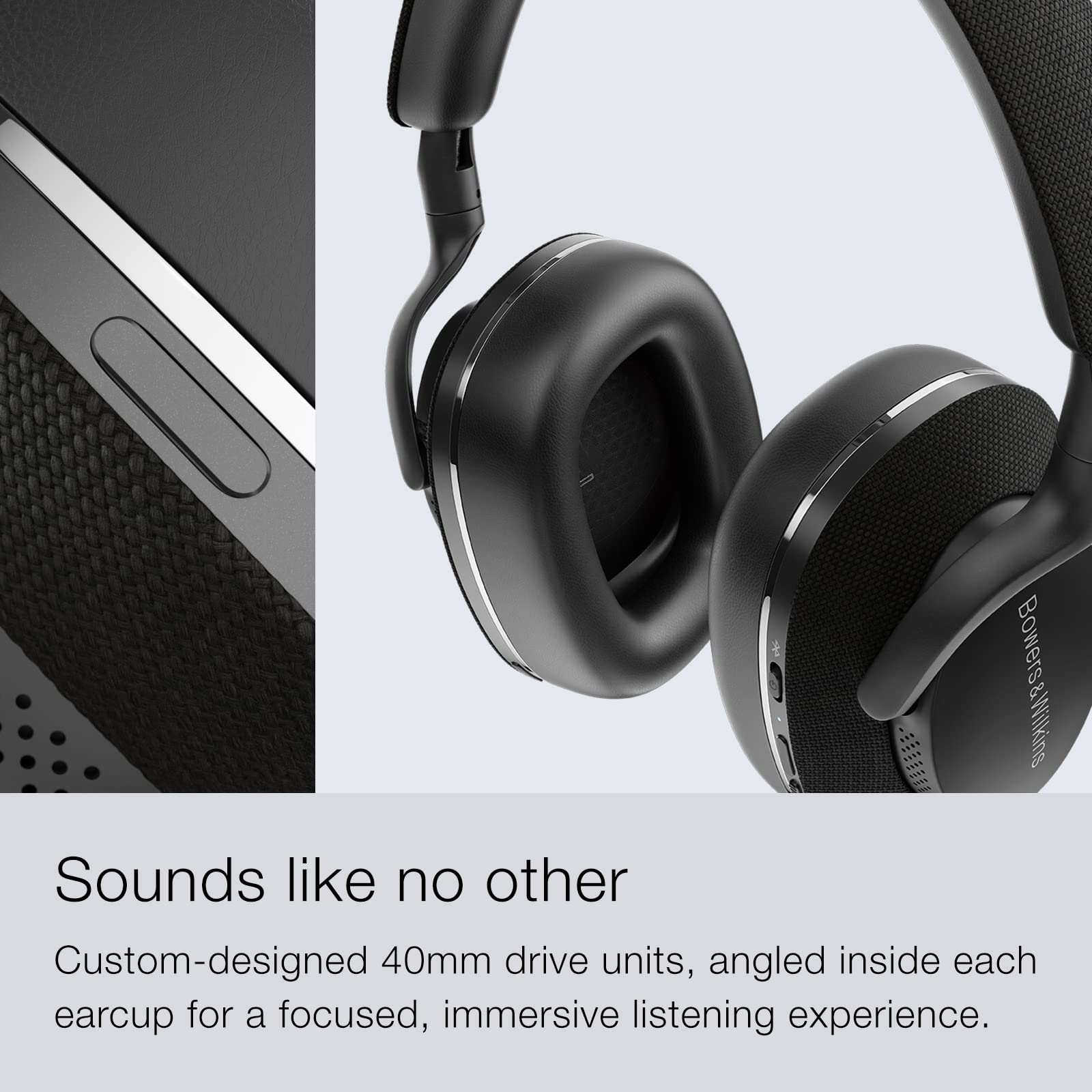 Bowers & Wilkins Px7 S2 Auriculares - Negro, FP42927
