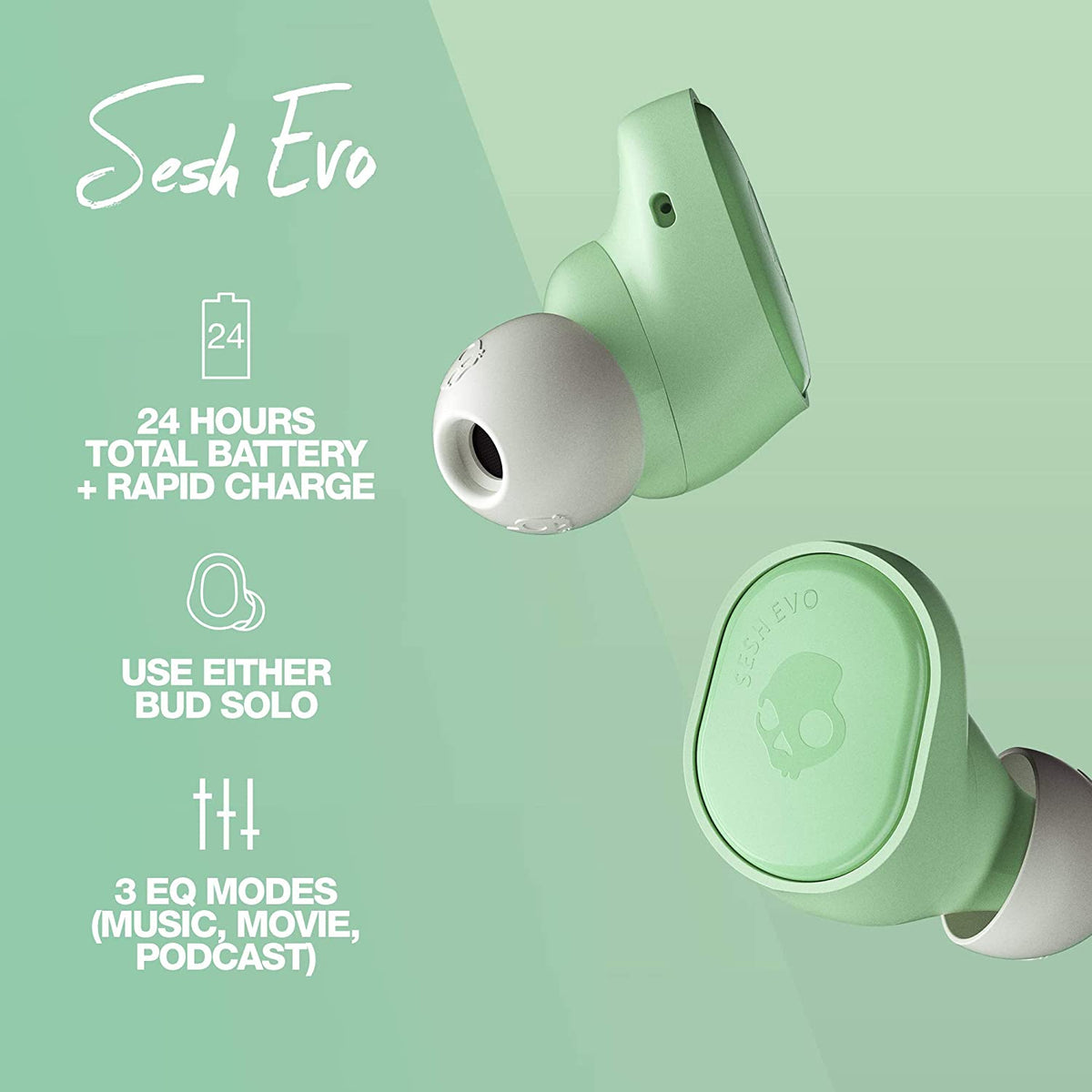 Skullcandy TW Sesh Evo Pure Mint