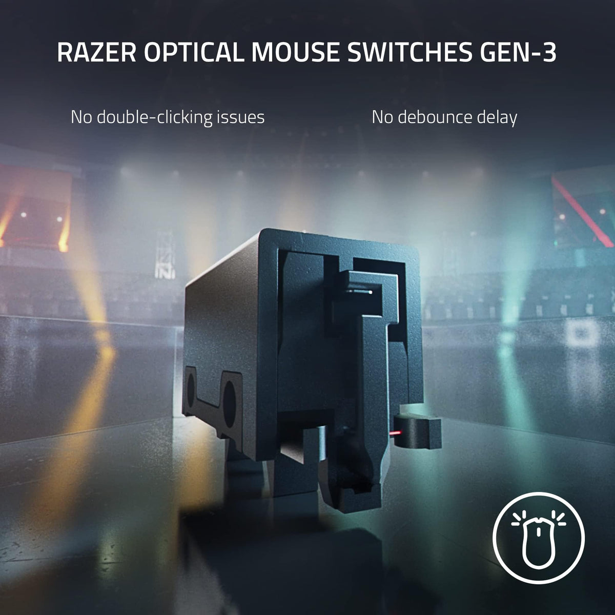Razer Mouse Inalámbrico DeathAdder V3 Pro - Mouse Gamer Compacto y Ultraligero, Bluetooth, HyperSpeed Wireless, Sensor Óptico Focus Pro 30, 30000 PPP, Switches Ópticos de 3.ª Generación