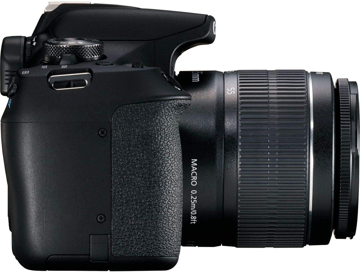 Canon EOS 2000D (Rebel T7) Cámara DSLR con EF-S 18-55 mm f/3.5-5.6 DC III Lente y paquete de accesorios – Incluye: 2 tarjetas de memoria SDHC de 32 GB, batería de larga duración, funda, filtros, lentes auxiliares y más