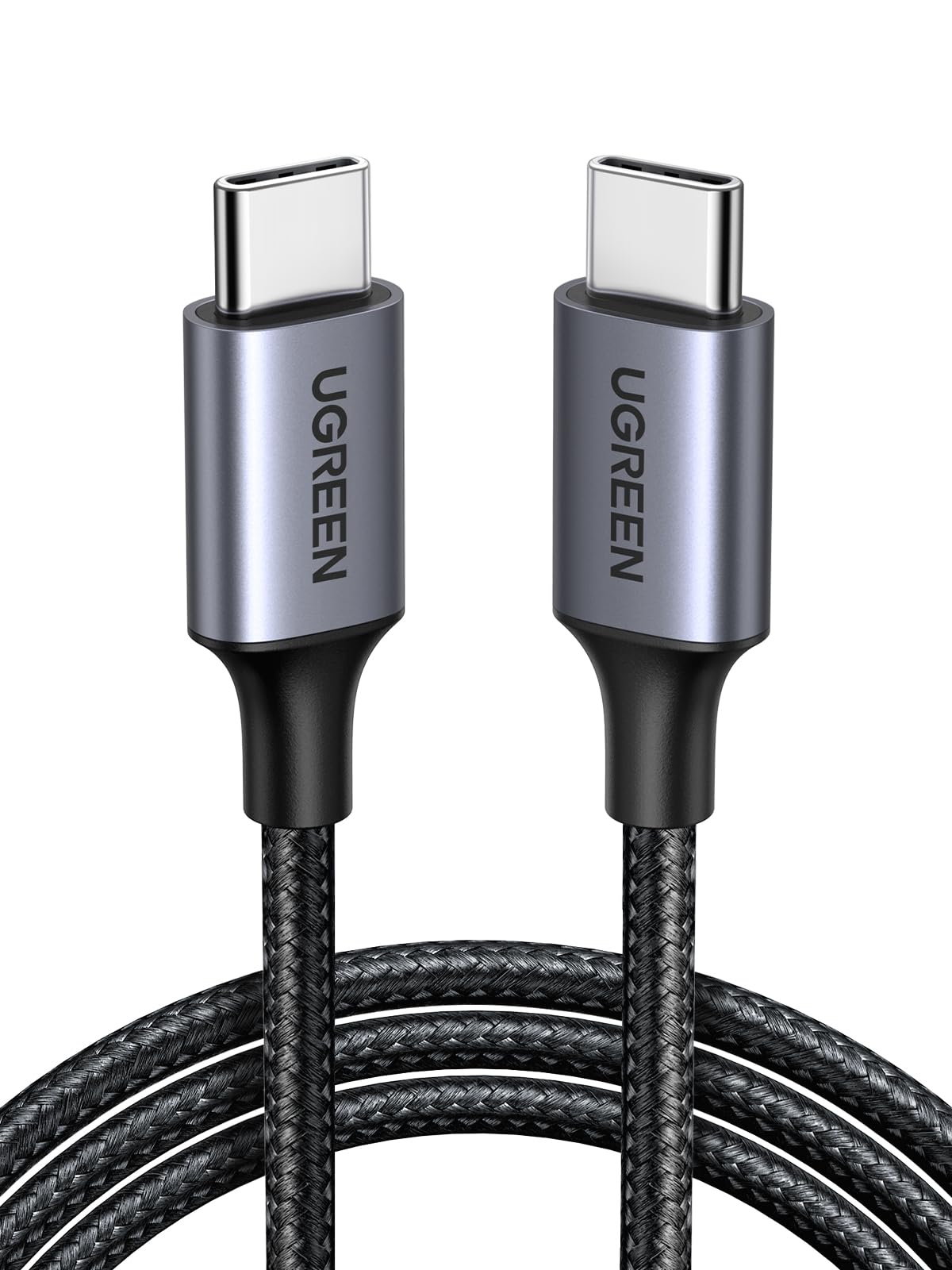 UGREEN Cable USB C a USB C 2M, 60W PD Carga Rápida 20V 3A, Cargador USB Tipo C Compatible con iPhone 16 15 Pro Max, Galaxy S25 S24 S23 S22, Macbook Pro 2024 2023, Air, iPad Pro 2024, Pixel 9 8 7