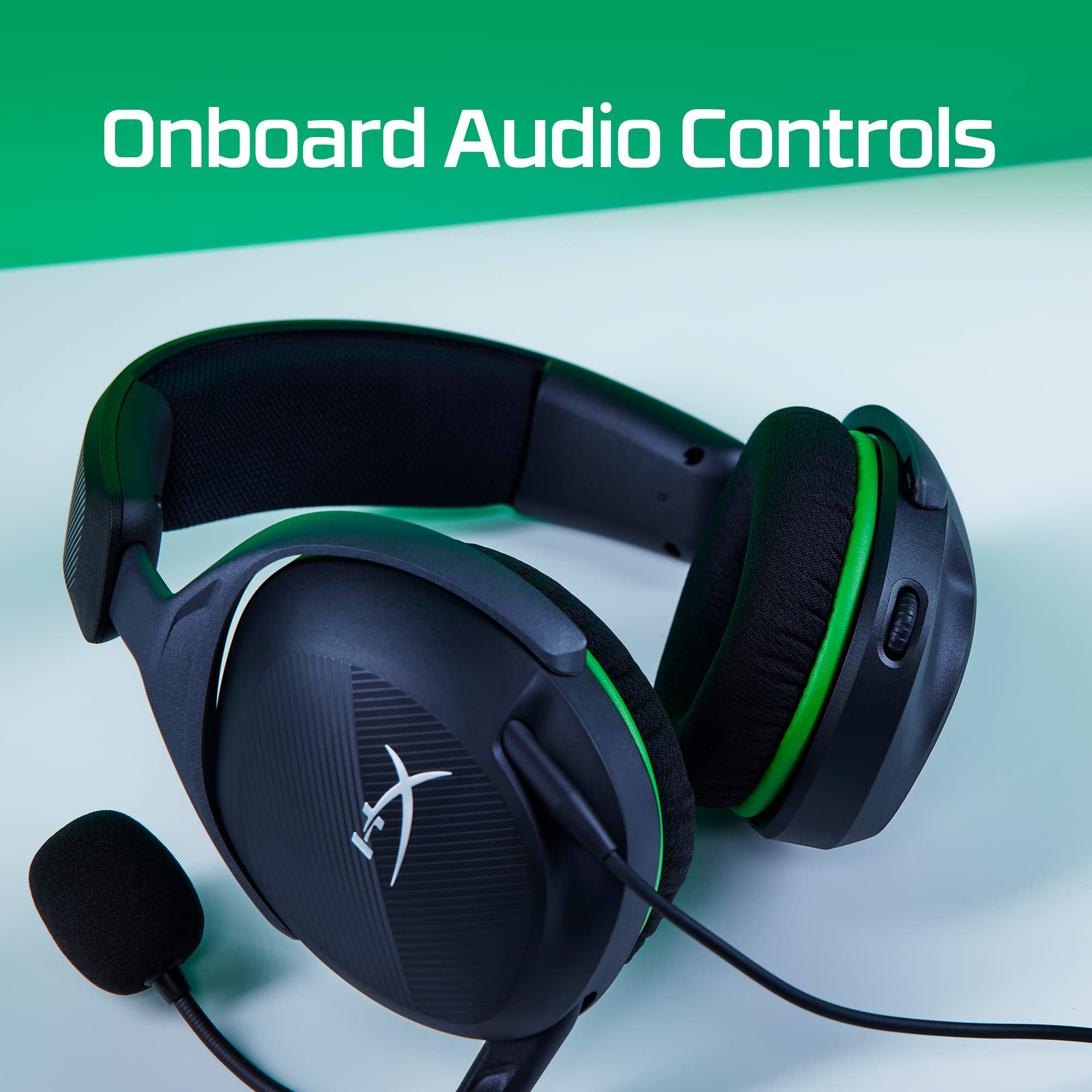 HyperX CloudX Stinger 2 Core Negro - Audífonos supraaurales livianos con micrófono para Xbox - Series S, X - One