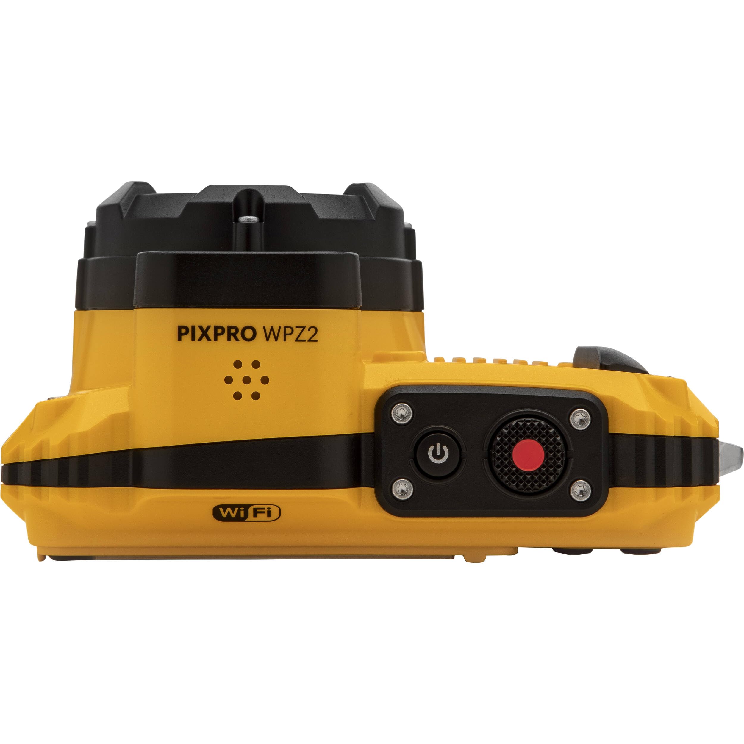 Kodak PIXPRO WPZ2 Cámara digital WiFi resistente, impermeable, a prueba de golpes y polvo 16MP con zoom óptico 4X, video Full HD 1080P, cámara para vlogging con pantalla LCD de 2.7" (7,6 cm) (Amarillo
