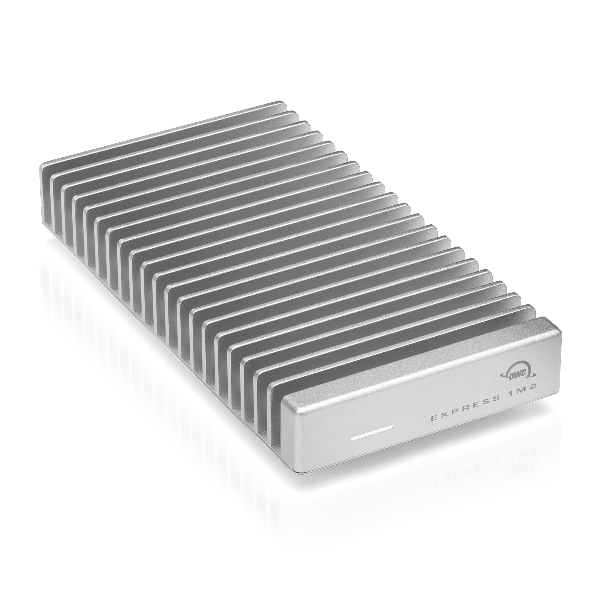 OWC Express 1M2 40Gb/s SSD NVMe portátil USB4 (Compatible con Thunderbolt/USB-C) Unidad SSD Externa ultrarrápida con Carcasa de disipador de Calor de Aluminio (Solo recinto)