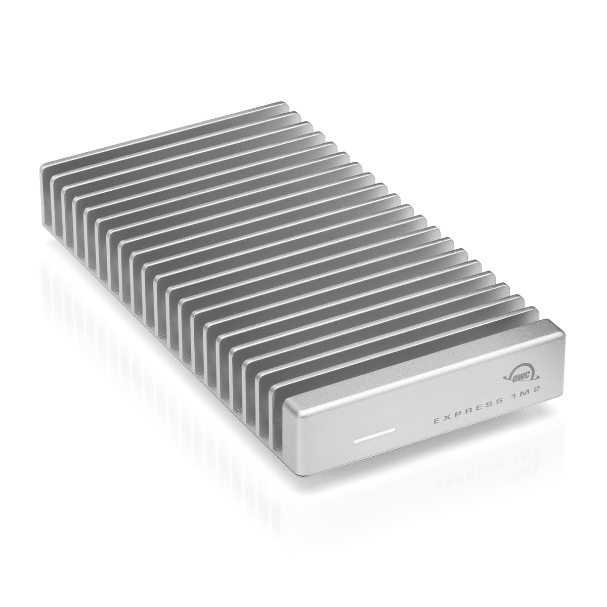OWC Express 1M2 40Gb/s SSD NVMe portátil USB4 (Compatible con Thunderbolt/USB-C) Unidad SSD Externa ultrarrápida con Carcasa de disipador de Calor de Aluminio (Solo recinto)
