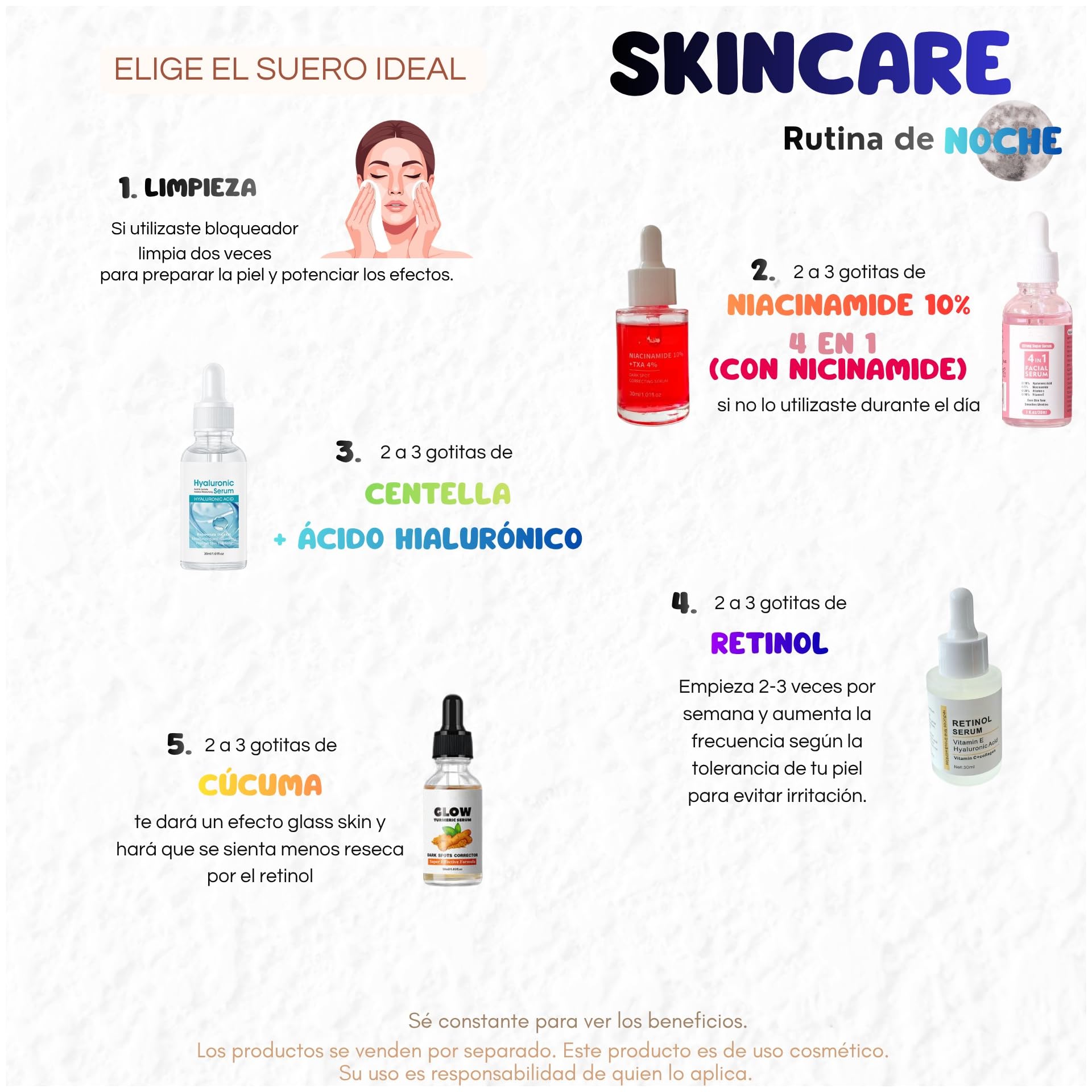 Serum Facial con Cúrcuma, Vitamina C y Niacinamide | Glycyrrhiza Uralensis | Apariencia de Piel Uniforme, Luminosidad y Textura efecto glass skin