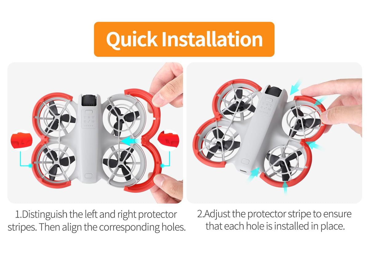 BeisDirect NEO - Protector de hélice para drones DJI NEO para DJI NEO - Anillo protector de anillo de parachoques, protectores de cuchilla de impacto anticolisión para DJI NEO Drone Accesorios