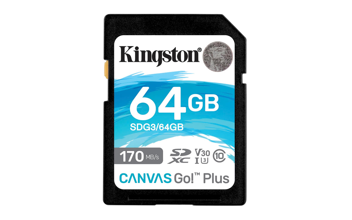Kingston SDXC Canvas Go Plus Tarjeta SD de 64 GB