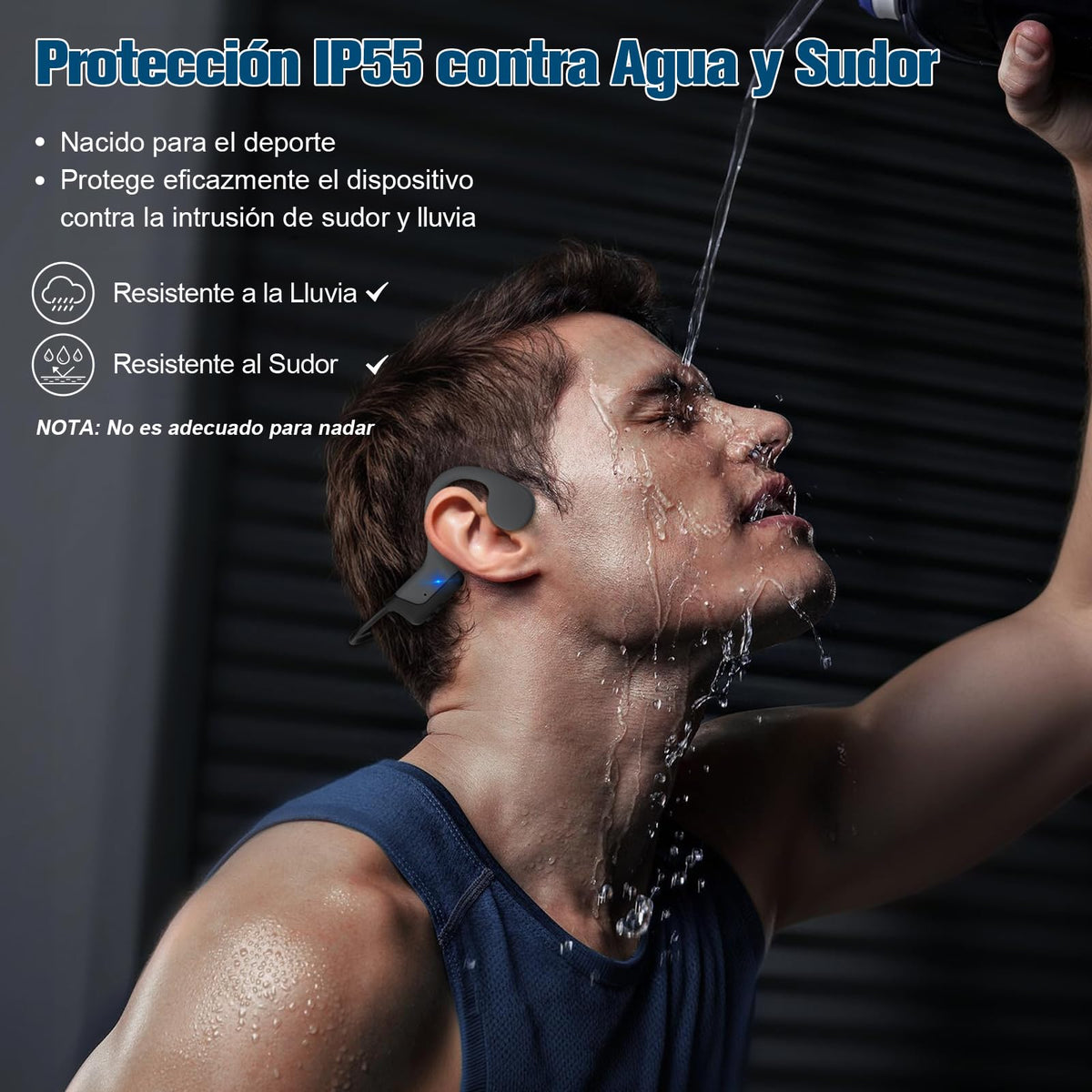 GuDoQi Auriculares de Conducción ósea, Audífonos para Deportes