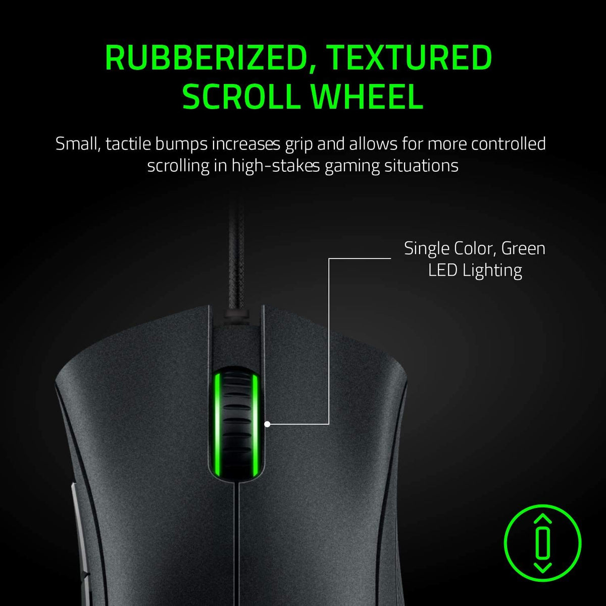 Razer DeathAdder Essential Gaming Mouse - Ratón óptico de 6400 DPI - 5 botones programables - Interruptores mecánicos - Puños laterales de goma - Negro clásico (Reacondicionado)