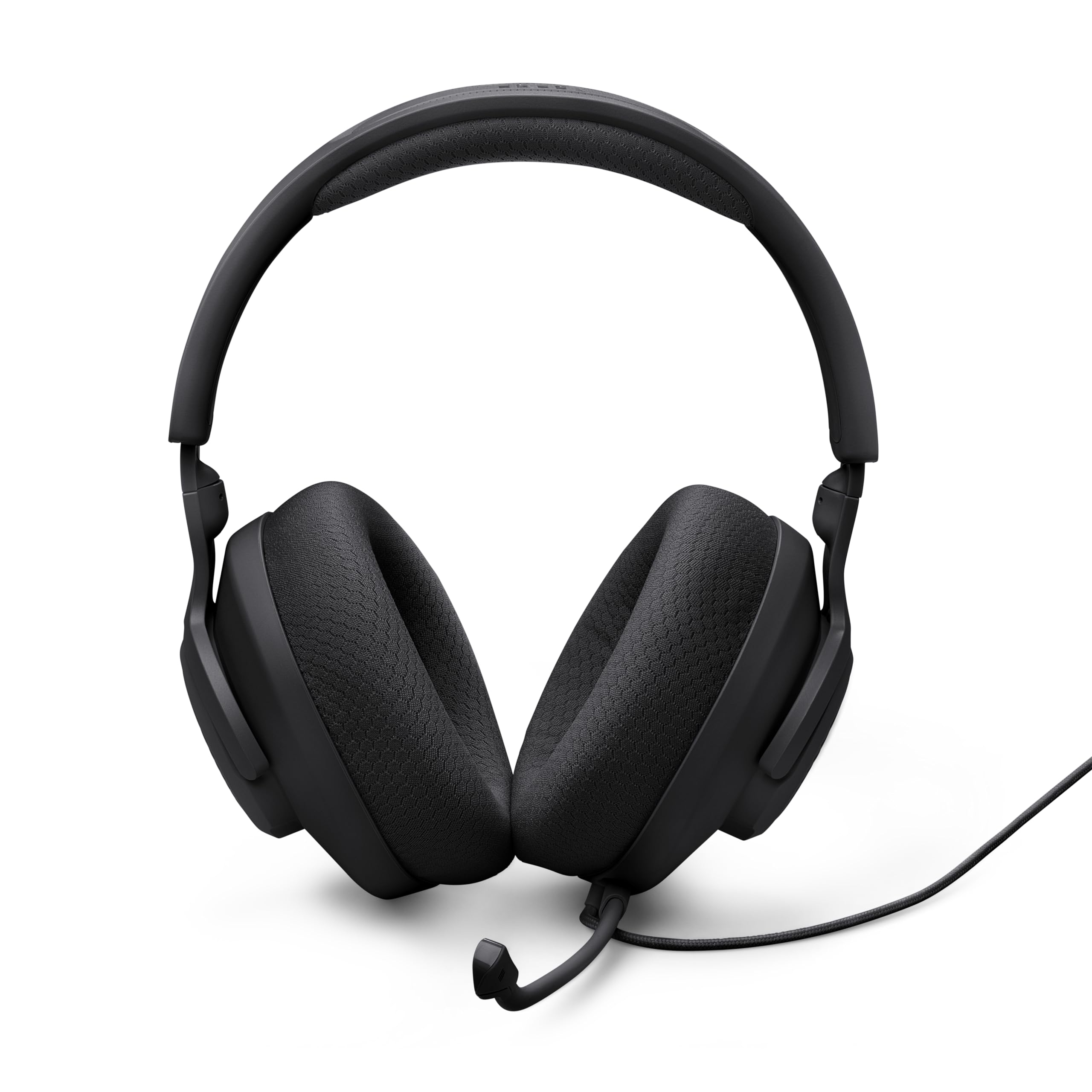 JBL Quantum 100M2 - Audífonos alambricos integrales para Gaming con Cable y micrófono Extraible con opción de silenciar - Negro