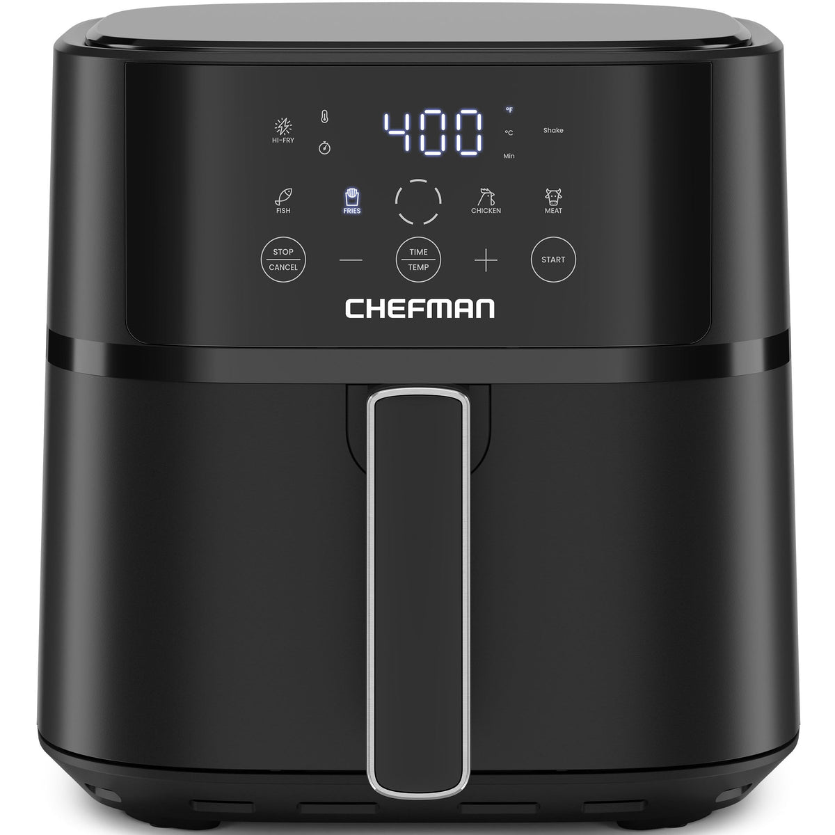 Chefman | Freidora de Aire Digital de 5.7 Litros de capacidad | TurboFry | Control Digital de un solo Toque