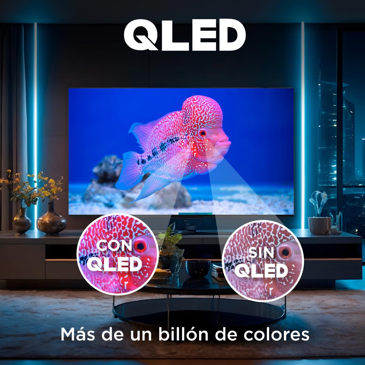 TCL Televisión Pantalla 50 Pulgadas Google TV 4K UHD 50Q550G