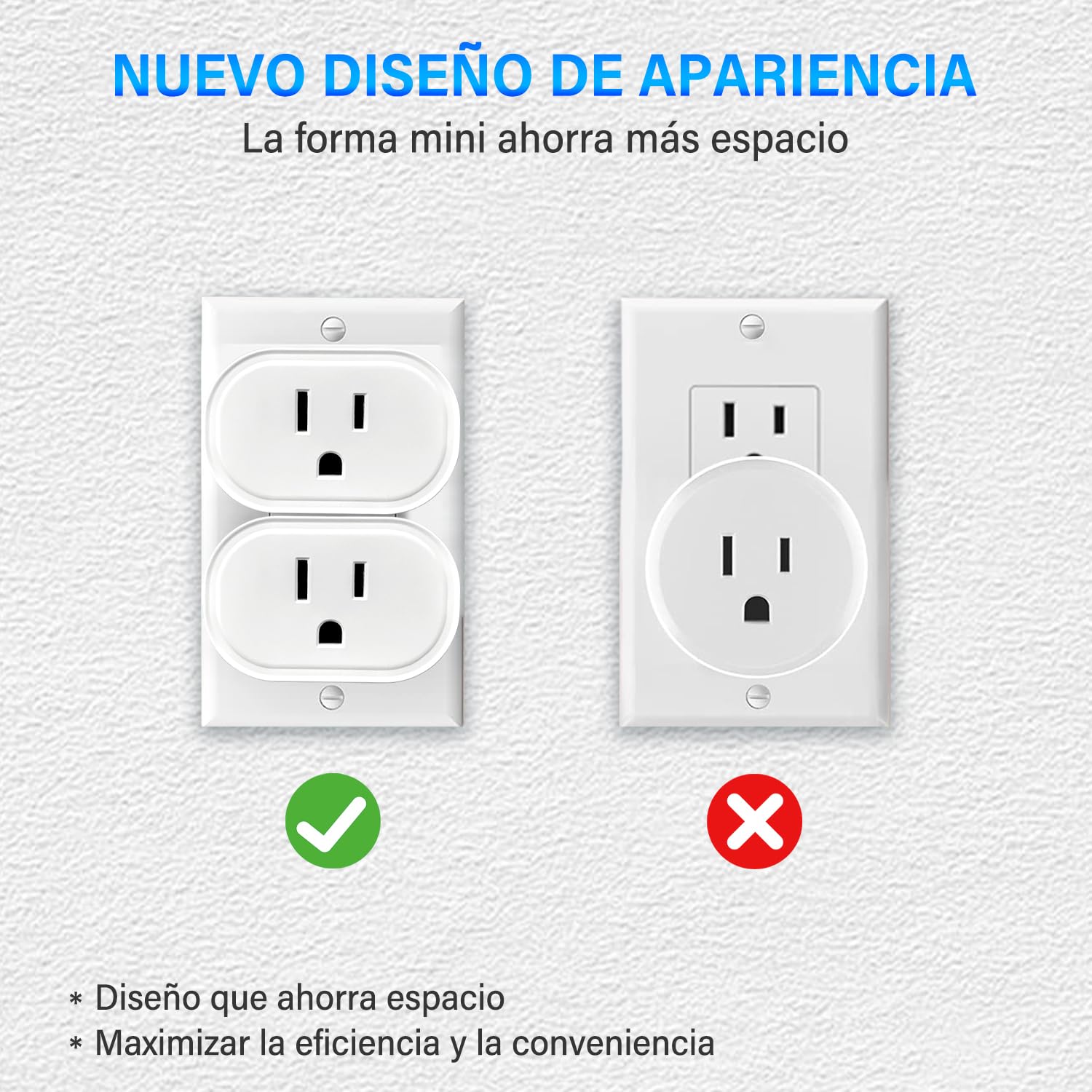DAHAN Enchufe Inteligente WiFi, Mini Smart Plug para Hogar, Contacto Inteligente Smart Outlet Compatible con Alexa, Google Home, IFTTT, Control Remoto via APP los Dispositivos COZYLIFE(4)