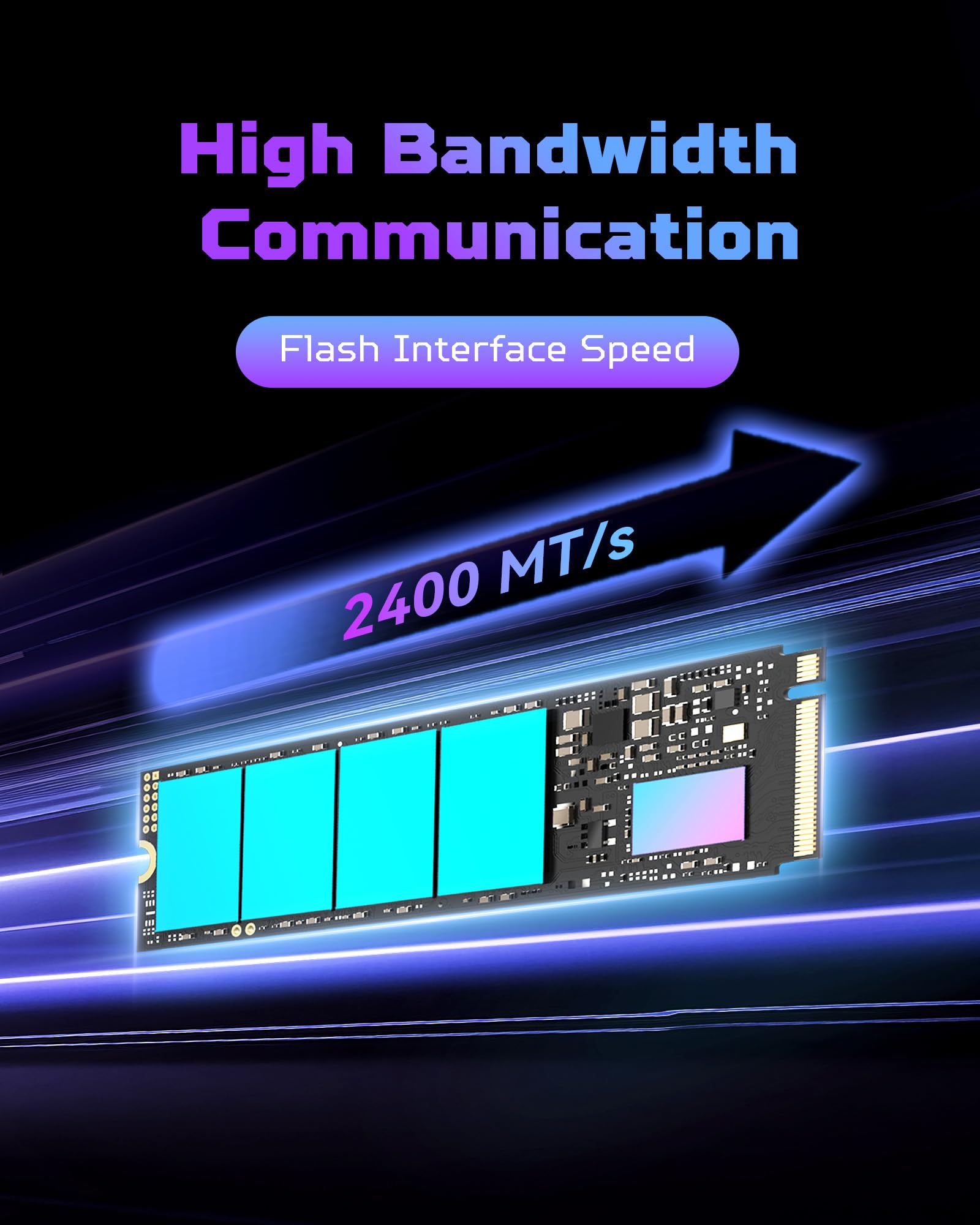 Predator GM7 2TB SSD NVMe M.2 PCIe Gen4x4 Unidad de Estado Sólido, Velocidad hasta 7400 MB/s (BL.9BWWR.119)