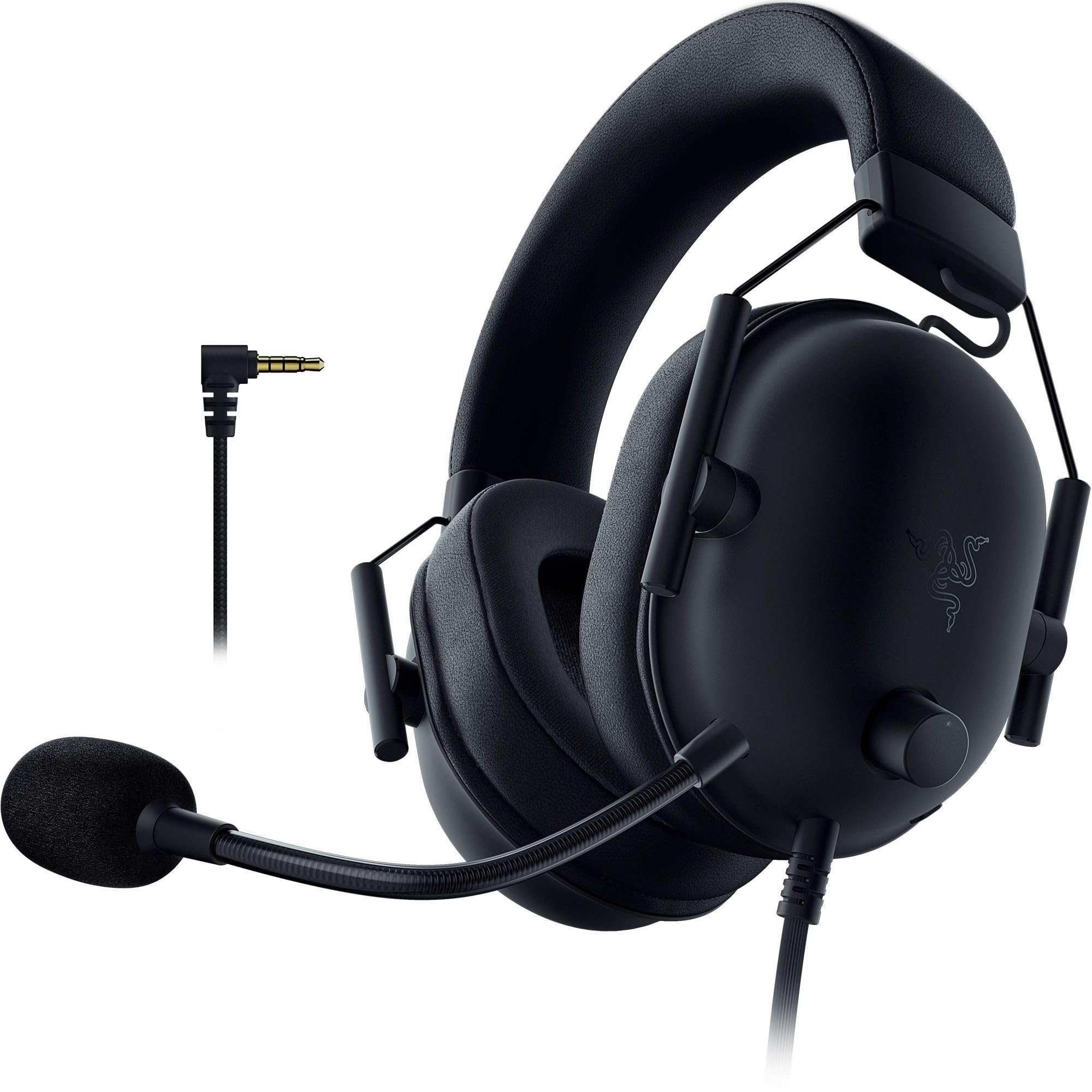 Razer BlackShark V2 X Auriculares para Xbox: Diafragmas de 50mm - Micrófono Cardioide - Ligero - Almohadillas Aislantes de Ruido - para Xbox Series X, Series S, PS5, PC, 3.5mm - Negro