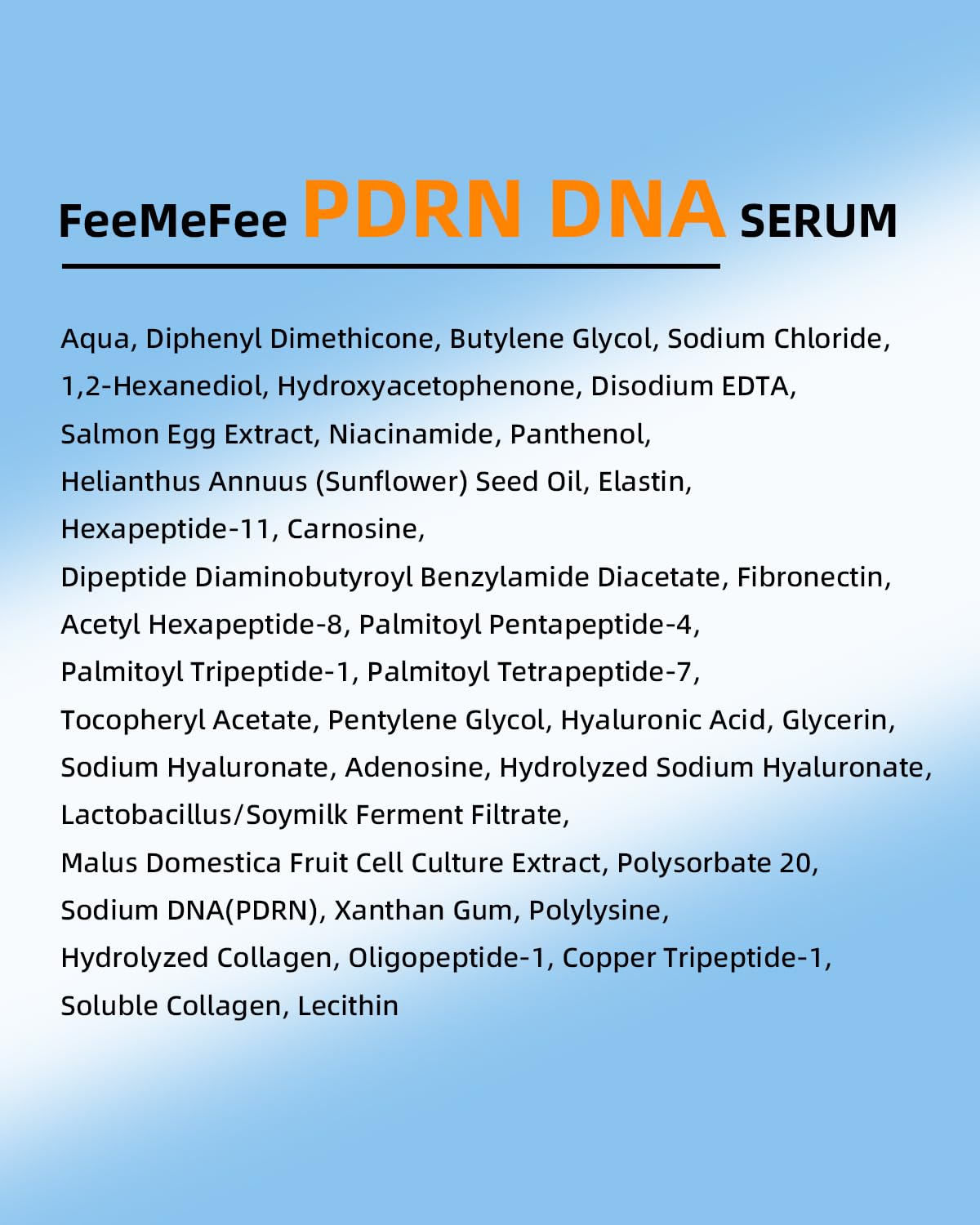 Sérum Antiedad de ADN PDRN de Salmón, 8000 ppm, con Células Madre de Manzana, Colágeno, 9 Péptidos y Ácido Hialurónico, Cuidado Facial Coreano, 30 ml
