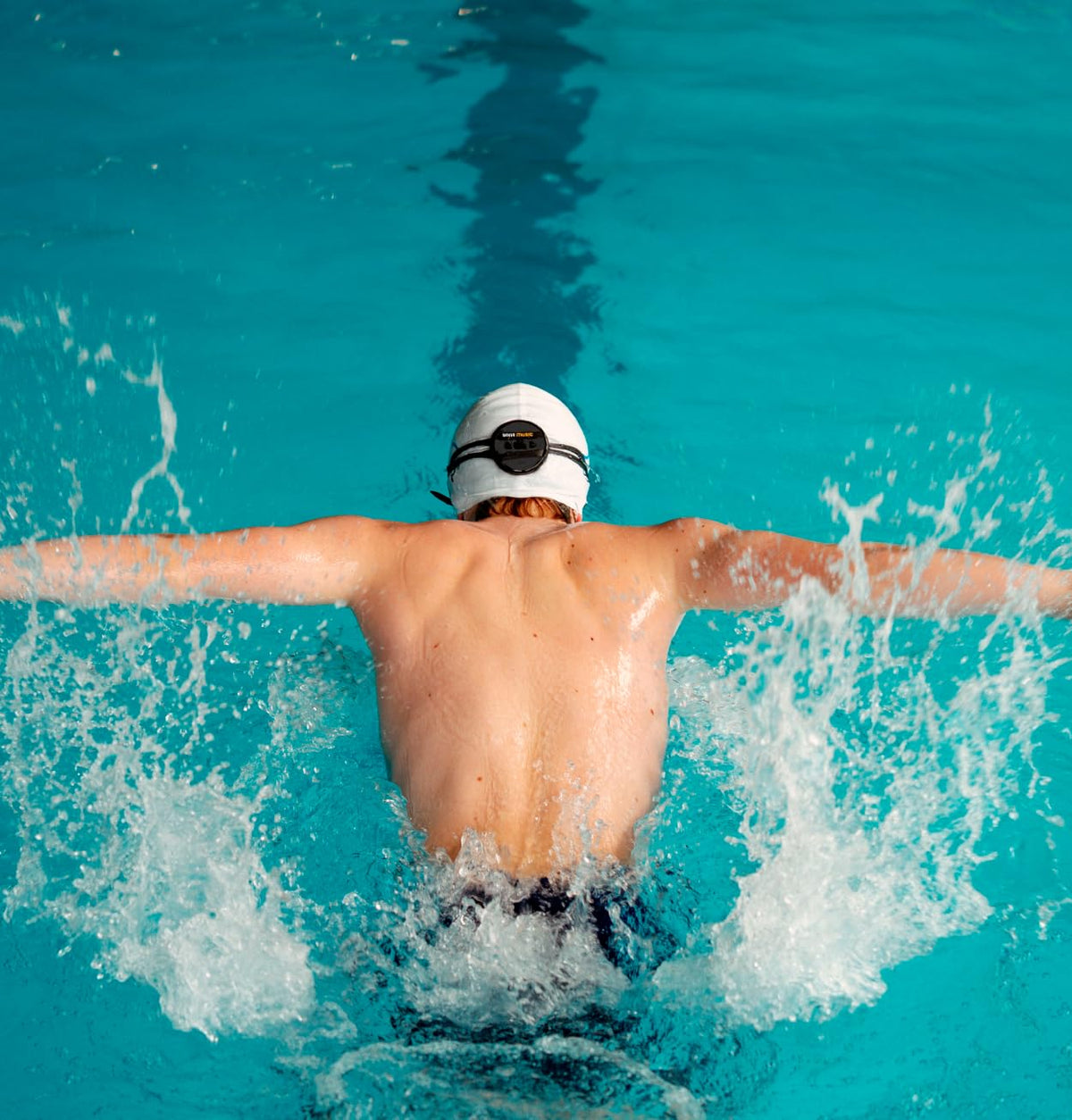 SONR Auriculares de natación de conducción ósea de oído abierto Music 2, reproductor de MP3 con memoria de 16 GB, resistentes al agua IPX8 para piscina, aguas abiertas y entrenamiento de triatlón (neg