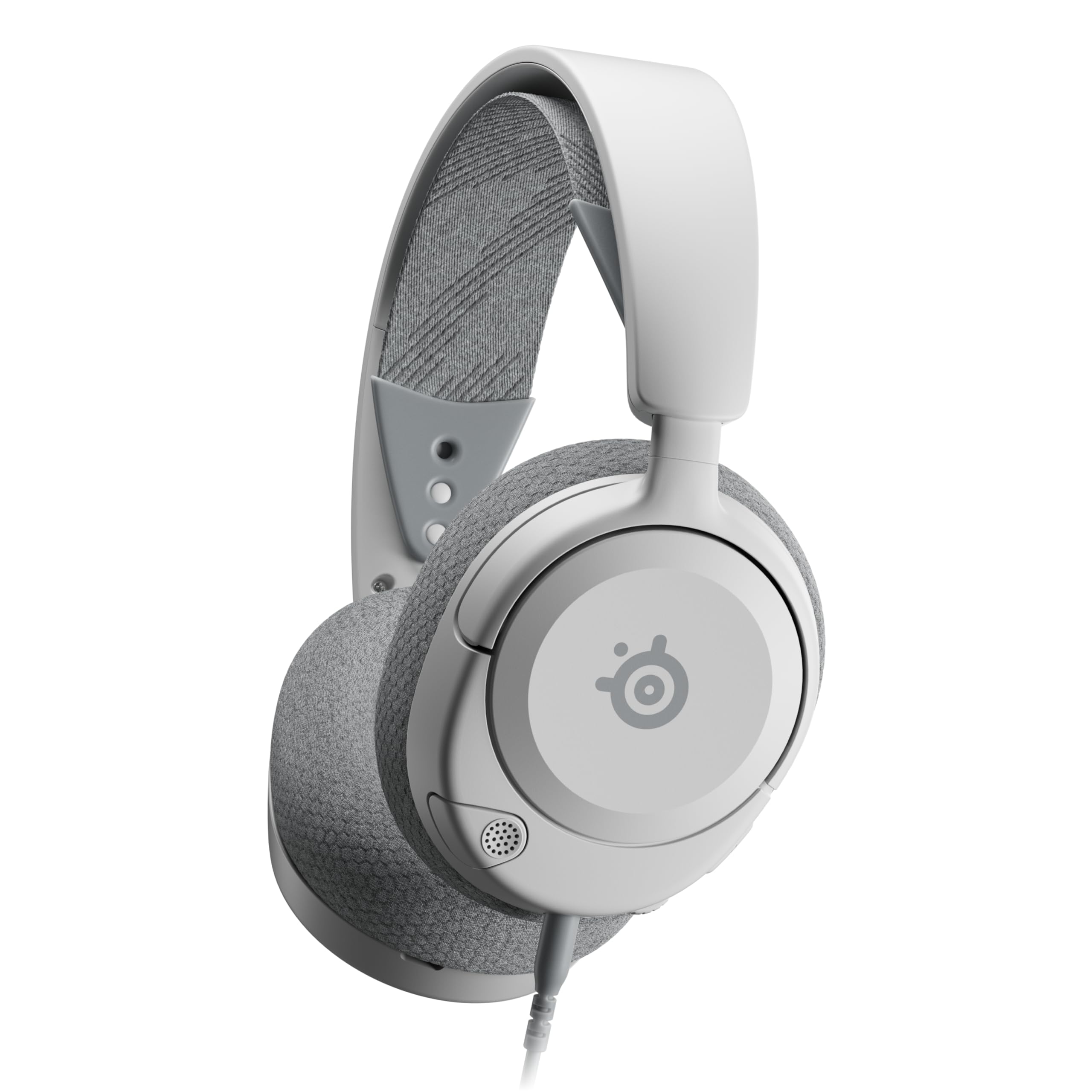 SteelSeries Nuevos Auriculares para Juegos multisistema Arctis Nova 1 — Controladores Hi-Fi — Audio Espacial de 360° — Micrófono con cancelación de Ruido — PC, PS5/PS4, Switch, Xbox - Blanco