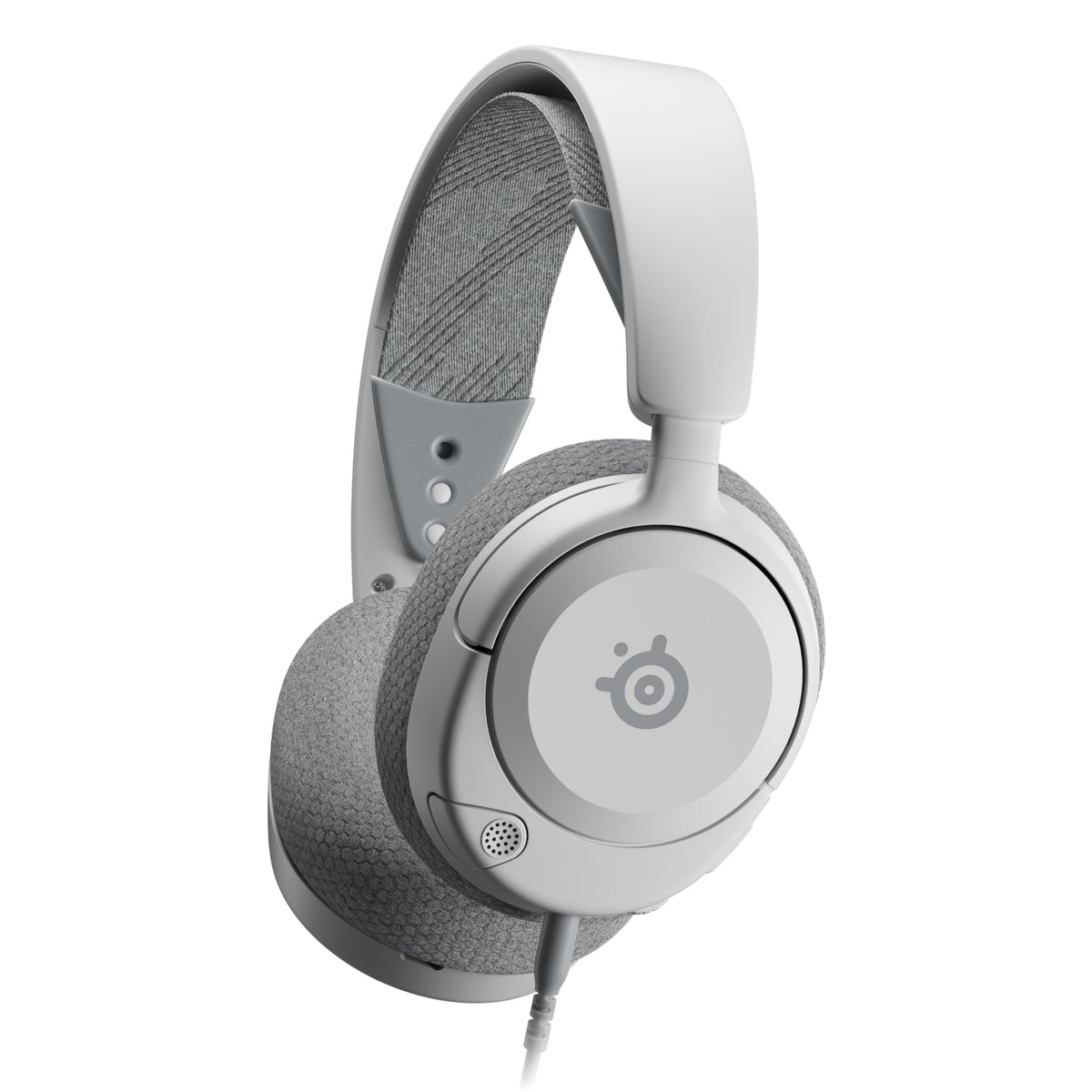 SteelSeries Nuevos Auriculares para Juegos multisistema Arctis Nova 1 — Controladores Hi-Fi — Audio Espacial de 360° — Micrófono con cancelación de Ruido — PC, PS5/PS4, Switch, Xbox - Blanco