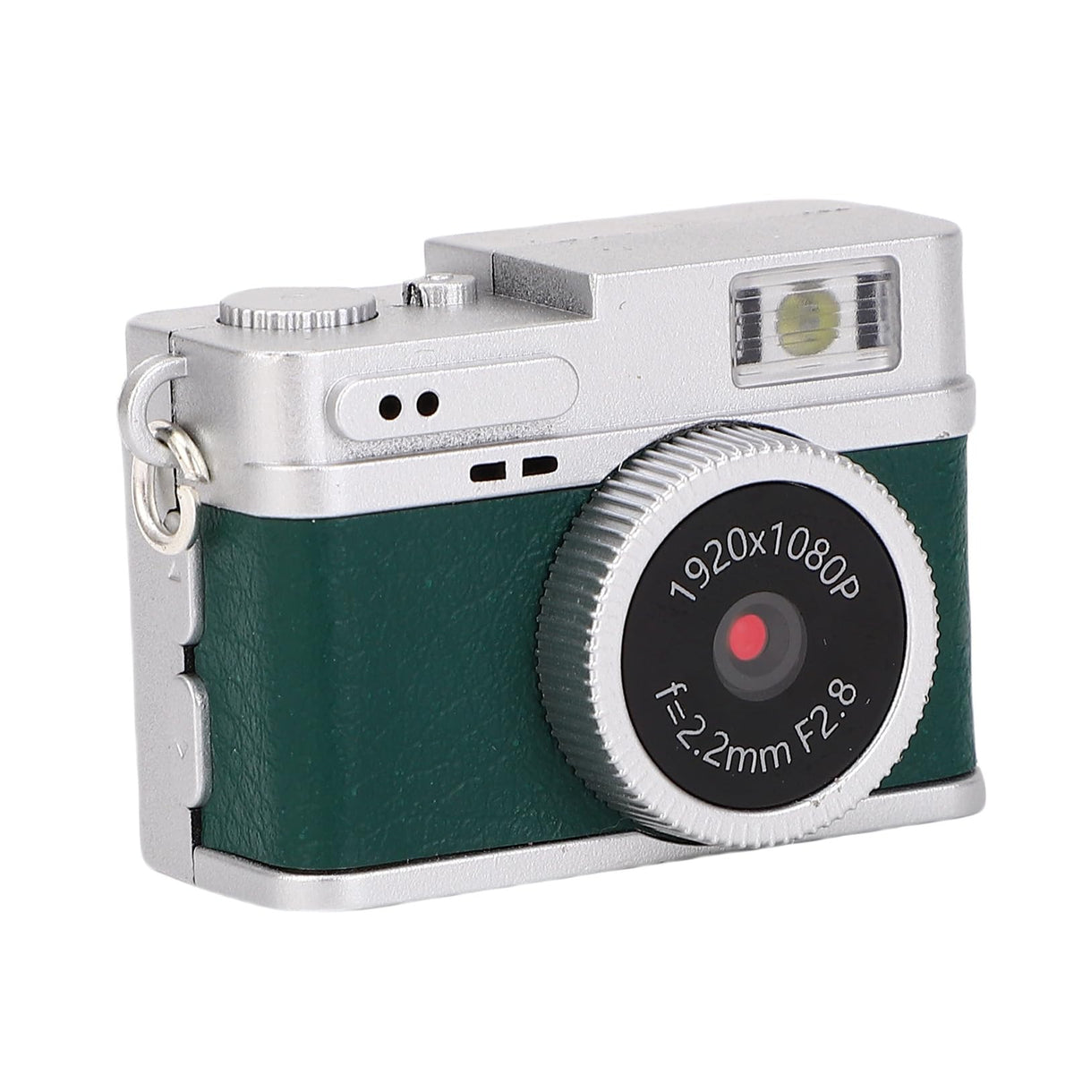 BTSEURY Small Digital Camera, 1080p 20mp 0.96 Pulgadas de Videocomplía de Video de Llavero Pequeño, Cámara Digital para Tomar Fotos en Bicicleta de Montaña (Verde)