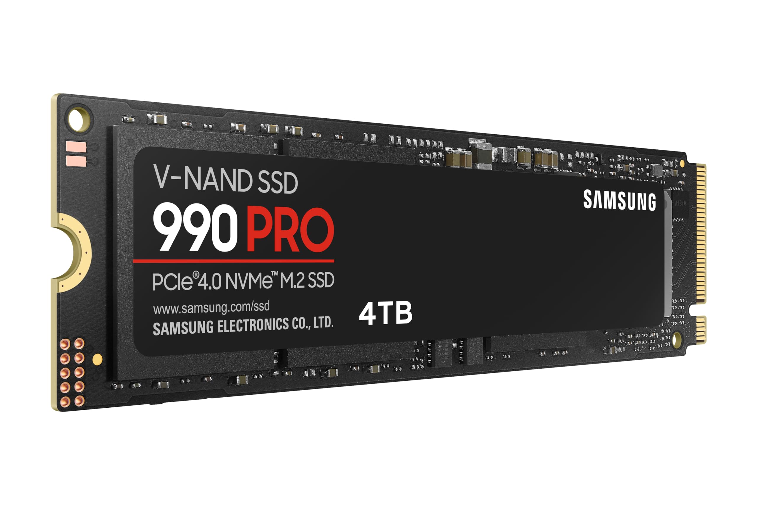 Samsung 990 Pro SSD 4TB PCIe 4.0 M.2 2280 Disco Duro Interno de Estado sólido, Seq. Velocidades de Lectura de hasta 7,450 MB/s para computación de Alta Gama, Juegos y Estaciones de Trabajo Pesadas