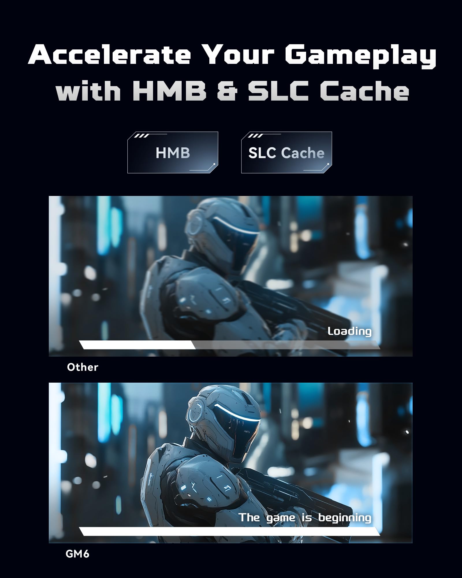 Acer Predator GM6 1TB M.2 NVMe SSD PCIe 4.0, Velocidad de Lectura de hasta 7200 MB/s, Disco Duro Interno Profesional, Memoria para Juegos, Compatible con PC, portátil y PS5