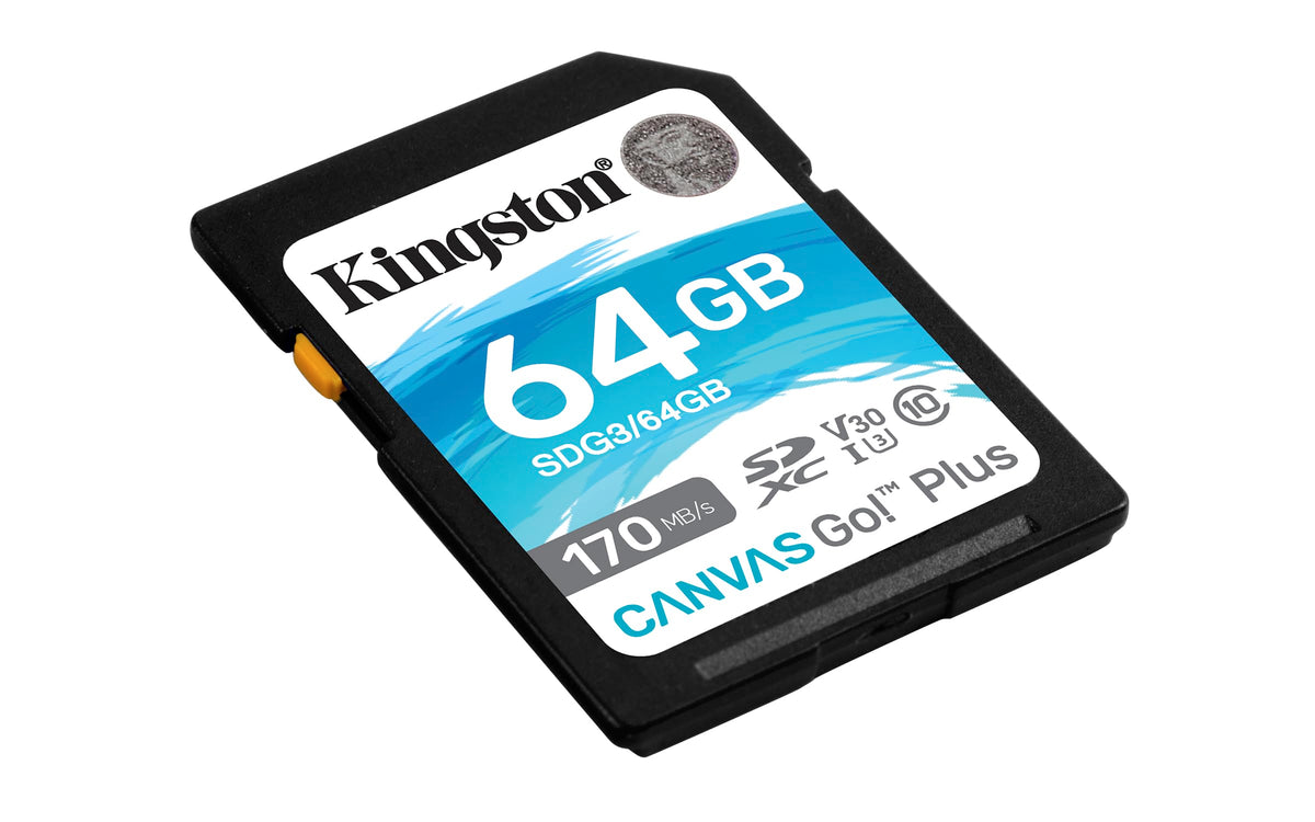 Kingston SDXC Canvas Go Plus Tarjeta SD de 64 GB