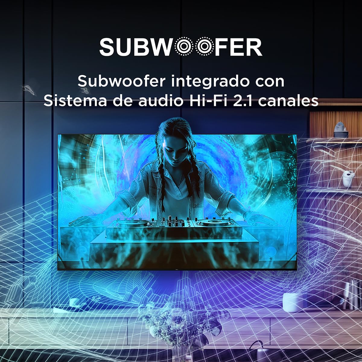 TCL Smart TV Pantalla 55'' 55QM741G Google TV QLED -MiniLED, Dolby Vision HDR10 AIPQ 1300 NITZ DLG 240HZ IMAX, Dolby Atmos Virtual X Subwoofer 20W, Quad Core Bezel-Less,Compatible con Alexa
