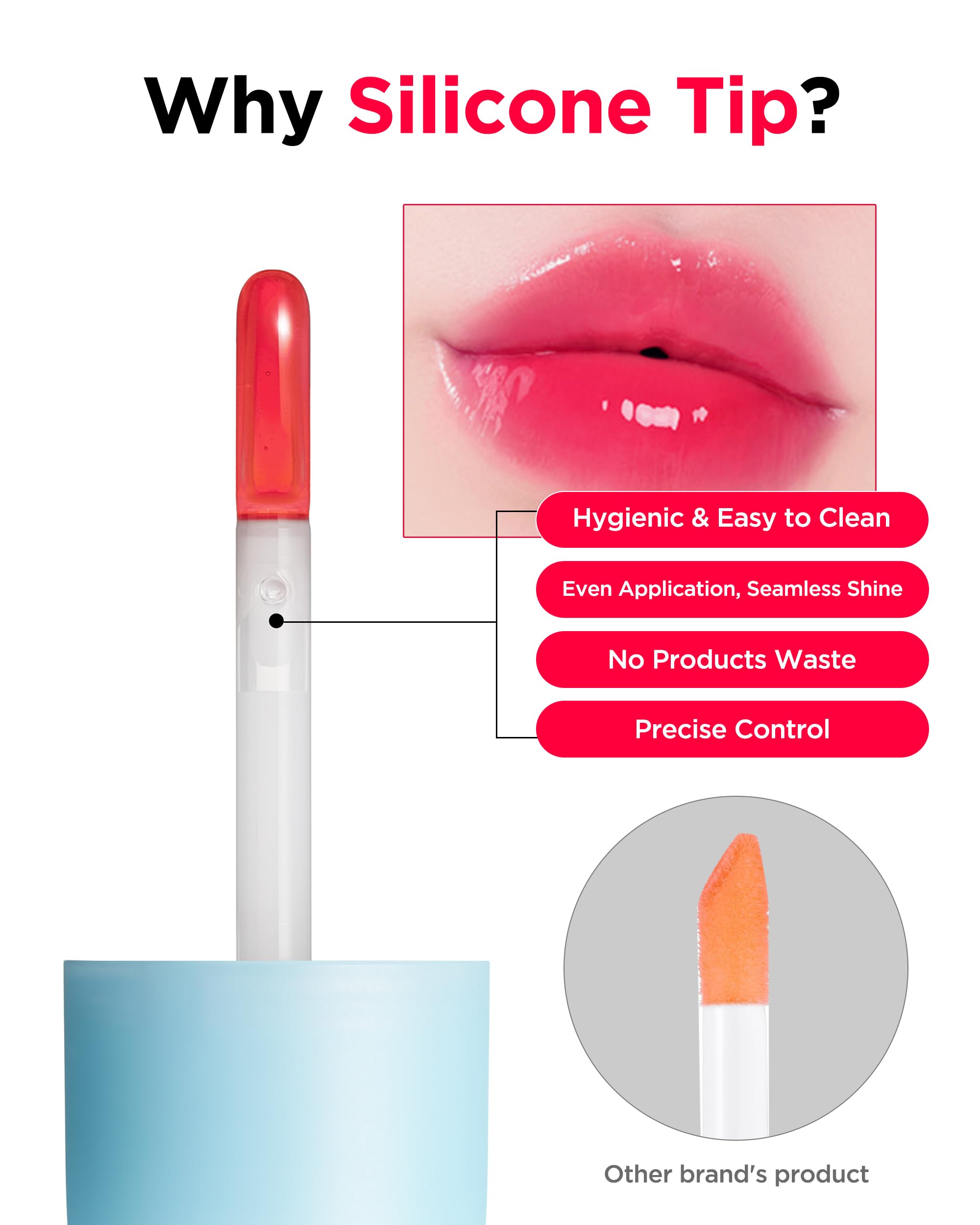 TOCOBO Juicy Berry Plumping Lip Oil 18 Cozy Pink – Aceite labial hidratante coreano vegano con aceites vegetales para un alto brillo – Fórmula no pegajosa para todos los tonos de piel, 4g