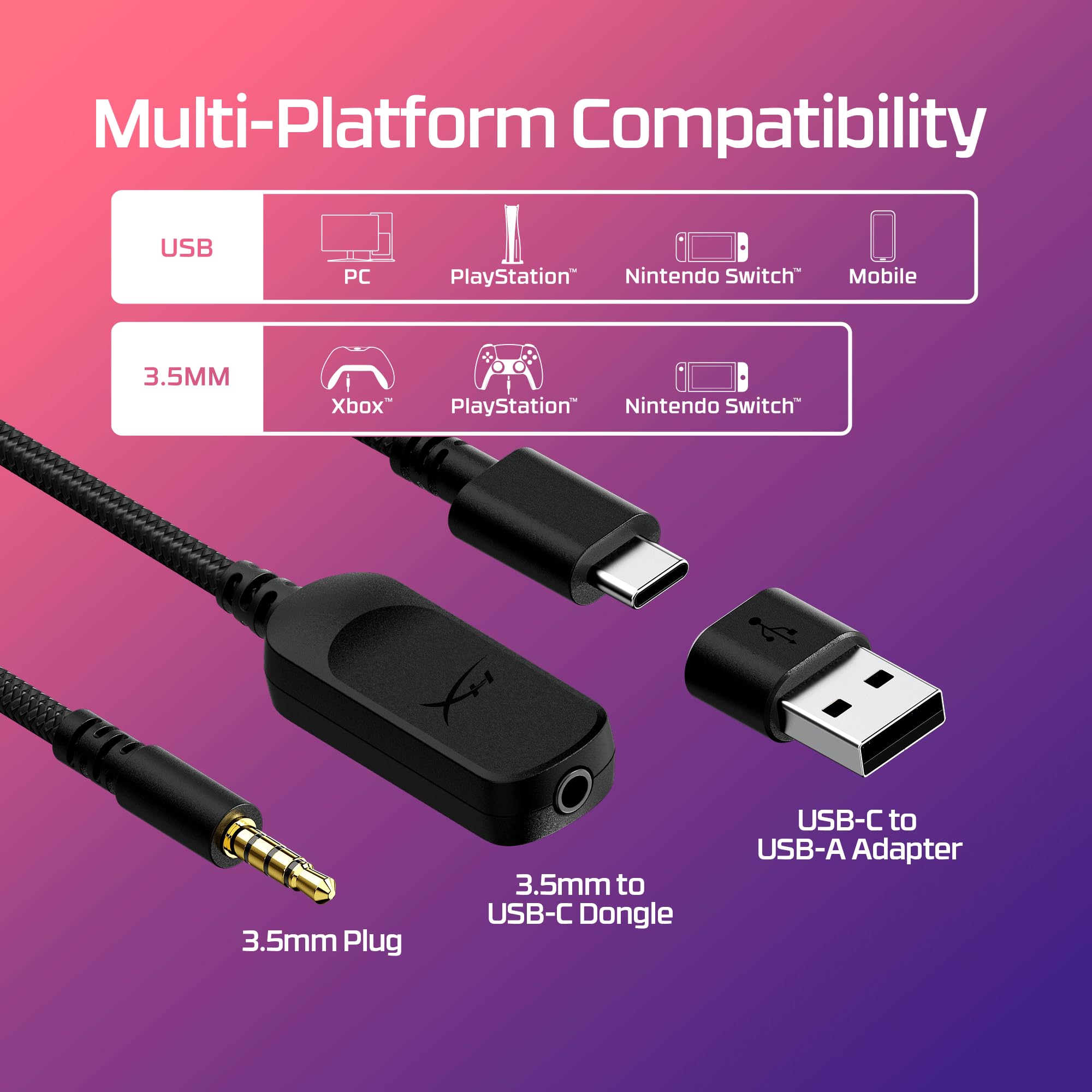 HyperX Cloud III - Rojo Audífonos para Juegos con Cable
