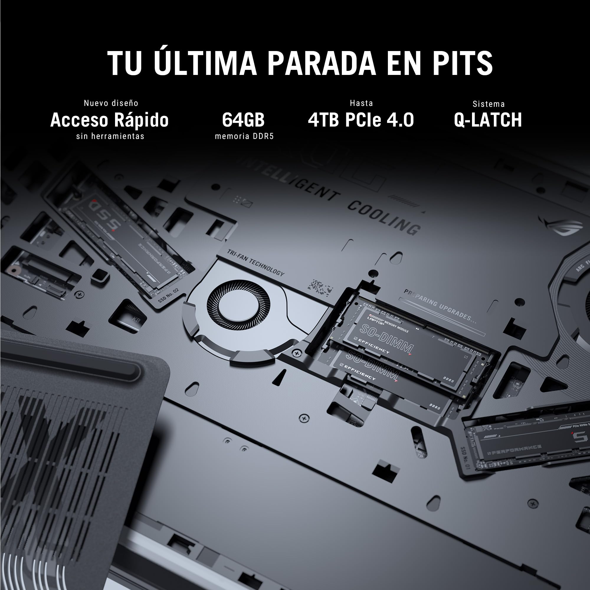 ASUS ROG Strix Scar 18/ NVIDIA RTX 5090/ Intel Core Ultra 9/ NPU para IA/ 64GB - 2TB + Mochila ROG y Mouse ROG/Teclado en Español (Garantia y Servicio en México con la Marca)