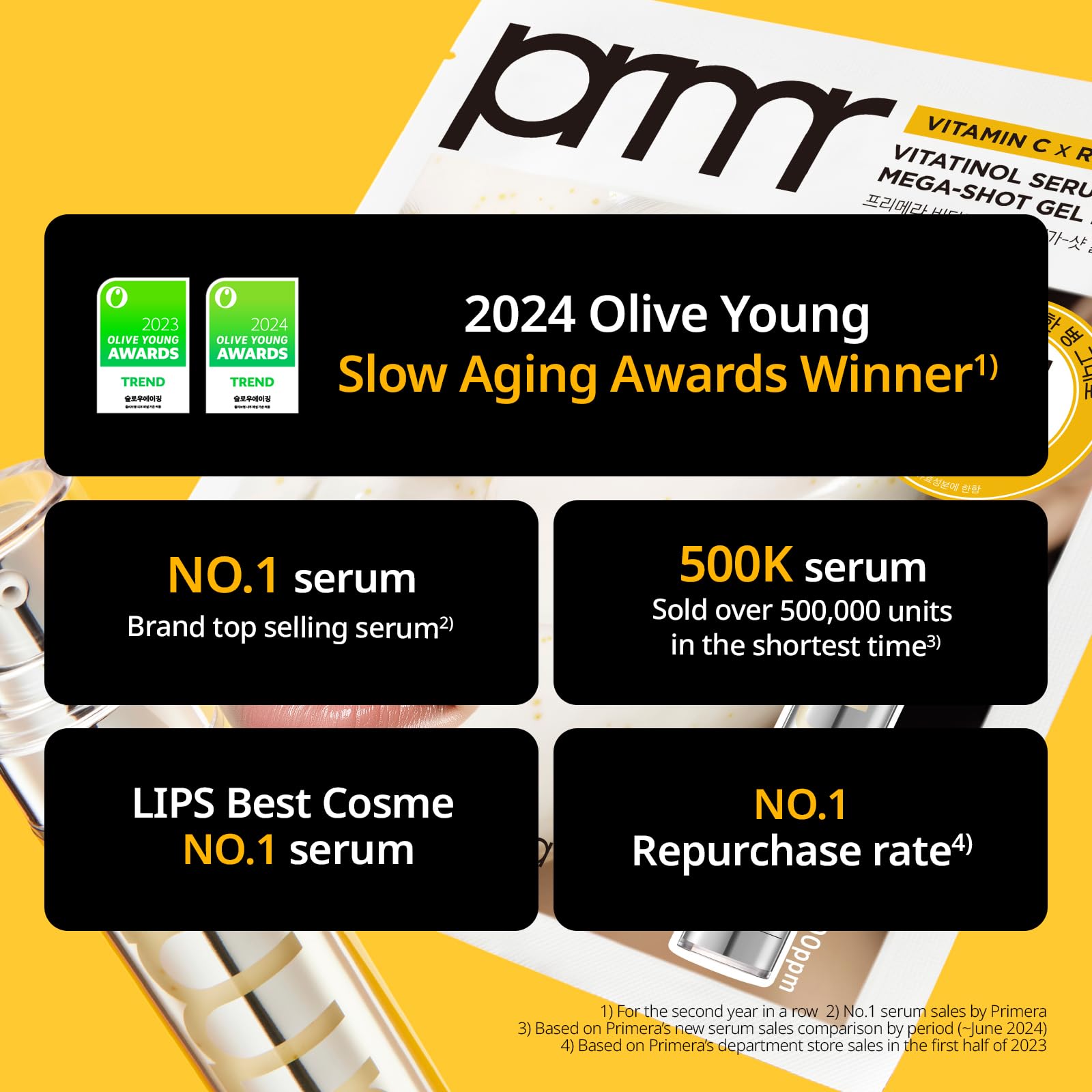 PRIMERA(Prmr)𝐘𝐨𝐮𝐭𝐡 𝐑𝐚𝐝𝐢𝐚𝐧𝐜𝐞 𝐕𝐢𝐭𝐚𝐭𝐢𝐧𝐨𝐥 𝐒𝐞𝐫𝐮𝐦 - Retinol Vitamina A Vitamina C Cuidado De La Piel Hidratante Brillo Elástico Lifting Cosmética Coreana 07 Oz(21 G Paquete De 1)