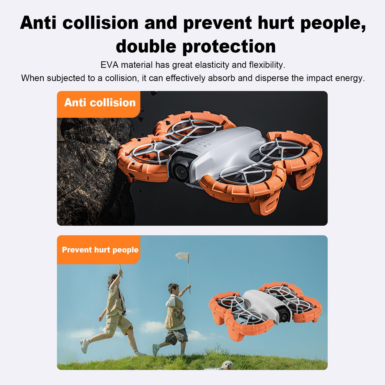 Guardia de Hélice para Accesorios de Drones Neo, Protector de Parachoques Flotante de Agua contra la Colisión para Neo