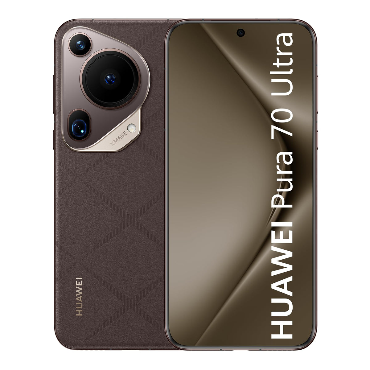 HUAWEI Pura 70 Ultra, 16+512GB, Instantánea ultrarrápida, Súper Macro con Ultra Iluminación, Cristal Kunlun Glass, Supercharge de 100 W, Batería de 5200mAh, Café