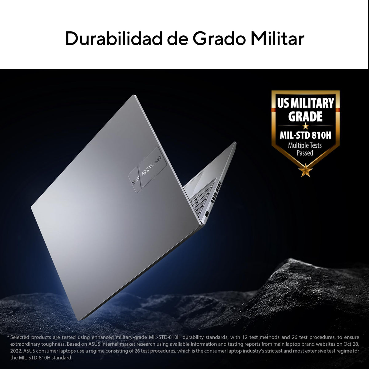 ASUS Laptop Vivobook 2024/D1605YA/AMD Ryzen 7 Serie 7000/16GB RAM/512GB SSD/Pantalla F-HD 16"/Resistencia Grado Militar/Antibacterial Guard/Apertura 180°/Teclado en Español (Garantía México)