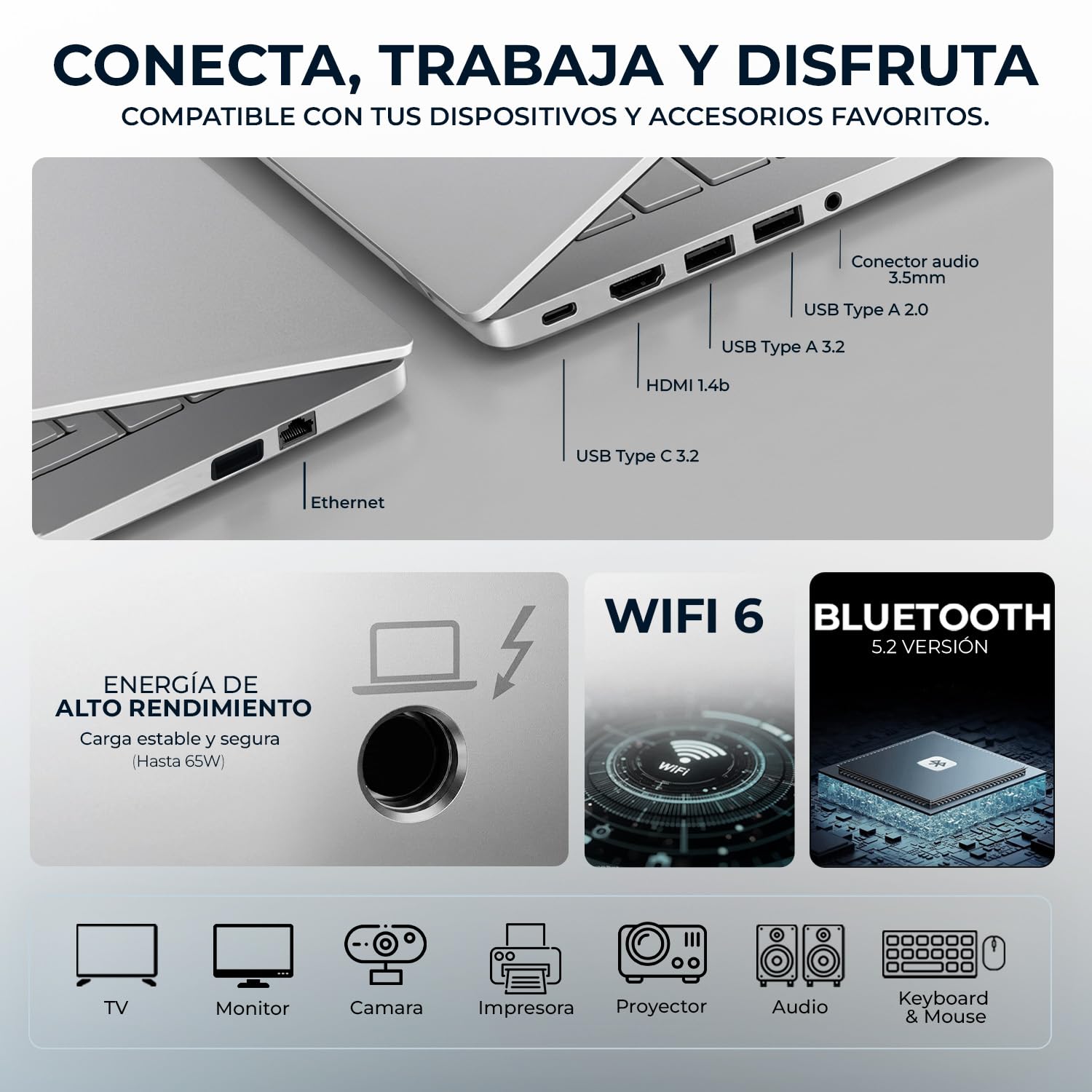 Laptop Lenovo V14 G4 IRU Core i7 13620H 16GB 512GB Pantalla 14" Ingles W11