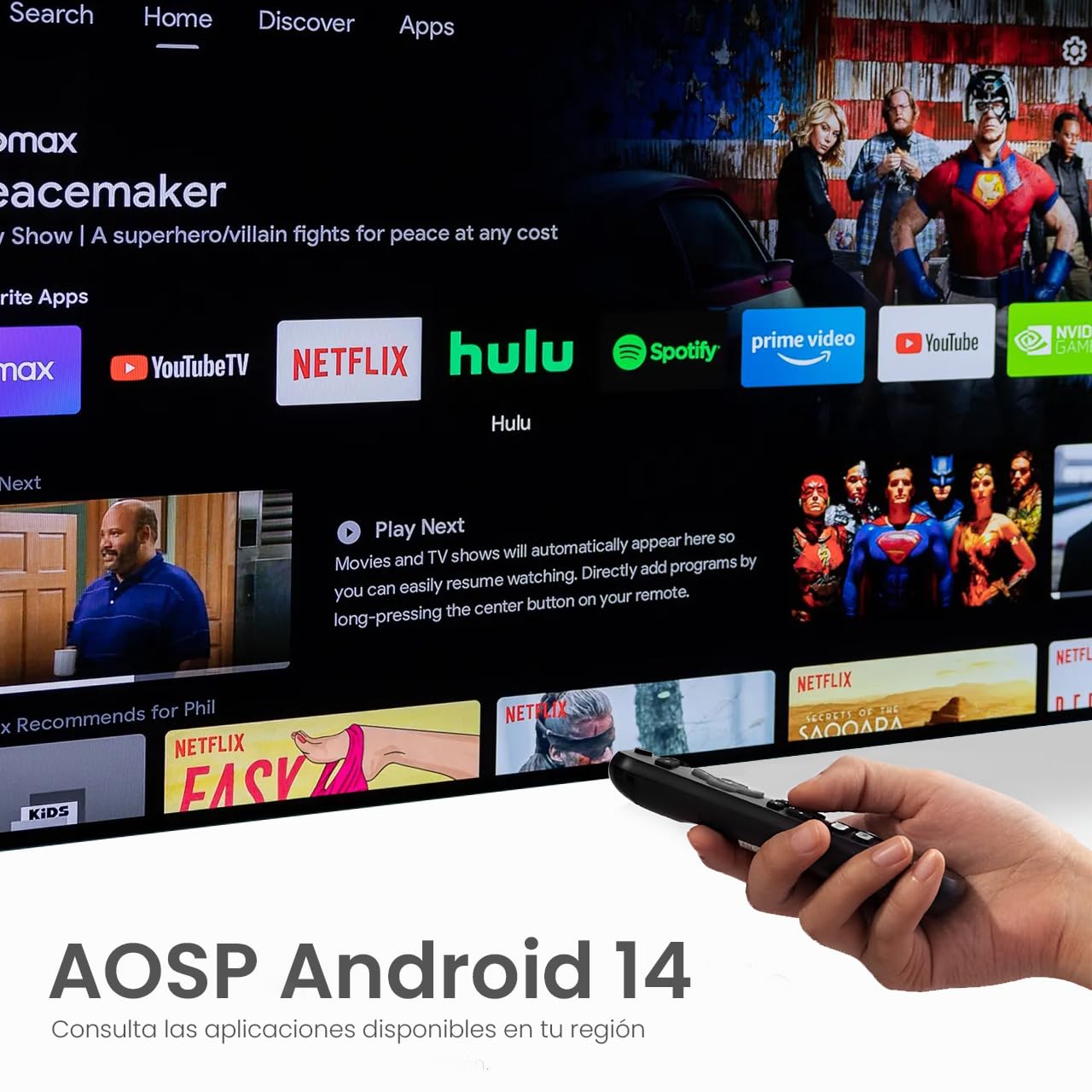 Dahua Smart TV 43” Full HD Android TV | WiFi | Frameless | Youtube, Netflix y Más | HDMI, USB, Bluetooth | Bajo Consumo Energético | Televisión Inteligente