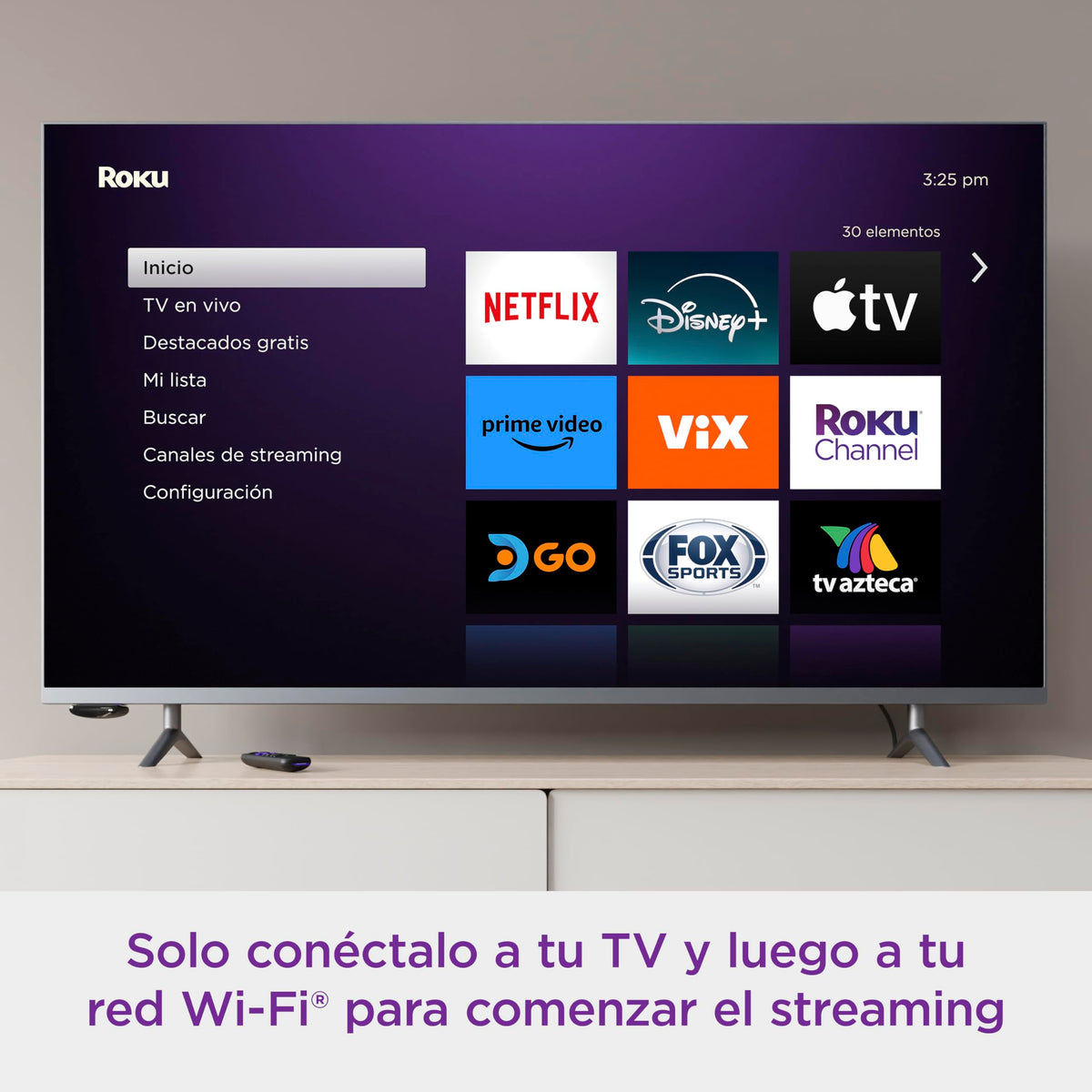 Roku Express Dispositivo de Streaming HD/Compatible con Alexa, Siri y Google | con Garantía de 12 Meses en México