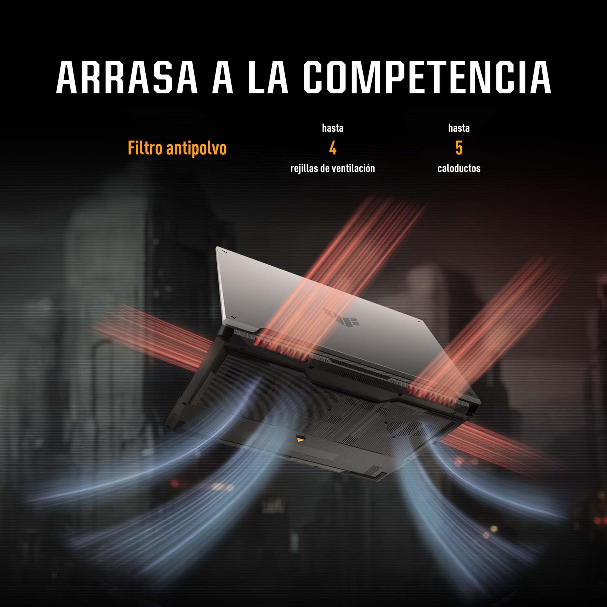 ASUS TUF Gaming A16 AMD Ryzen™ 7/ NVIDIA® GeForce RTX™ 4050/16GB/ 512 SSD FHD+ 16:10, 144Hz/ Wi-Fi 6 + Bluetooth® 5.3/ Garantía y Servicio con la Marca en México