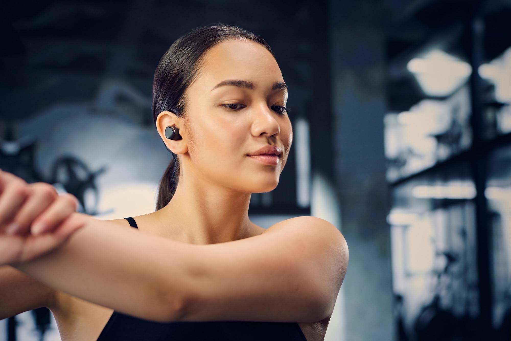 Panasonic Audífonos In-Ear Estéreo Inalámbricos Digitales RZ-B120WDE-K, 21 Horas de Reproducción, Bluetooth 5.3, Sistema de Graves Extra Bass (XBS), Negro