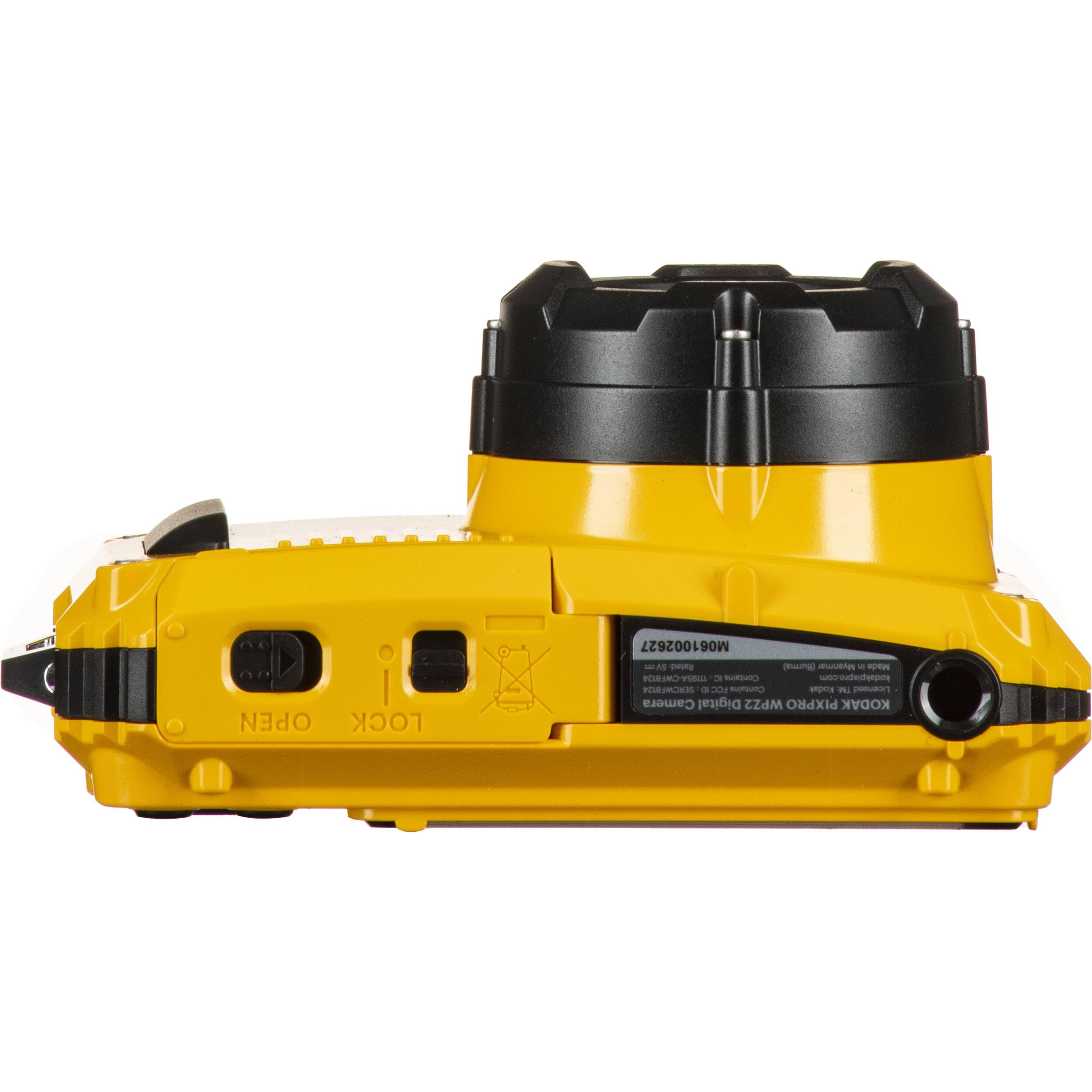 Kodak PIXPRO WPZ2 Cámara digital WiFi resistente, impermeable, a prueba de golpes y polvo 16MP con zoom óptico 4X, video Full HD 1080P, cámara para vlogging con pantalla LCD de 2.7" (7,6 cm) (Amarillo